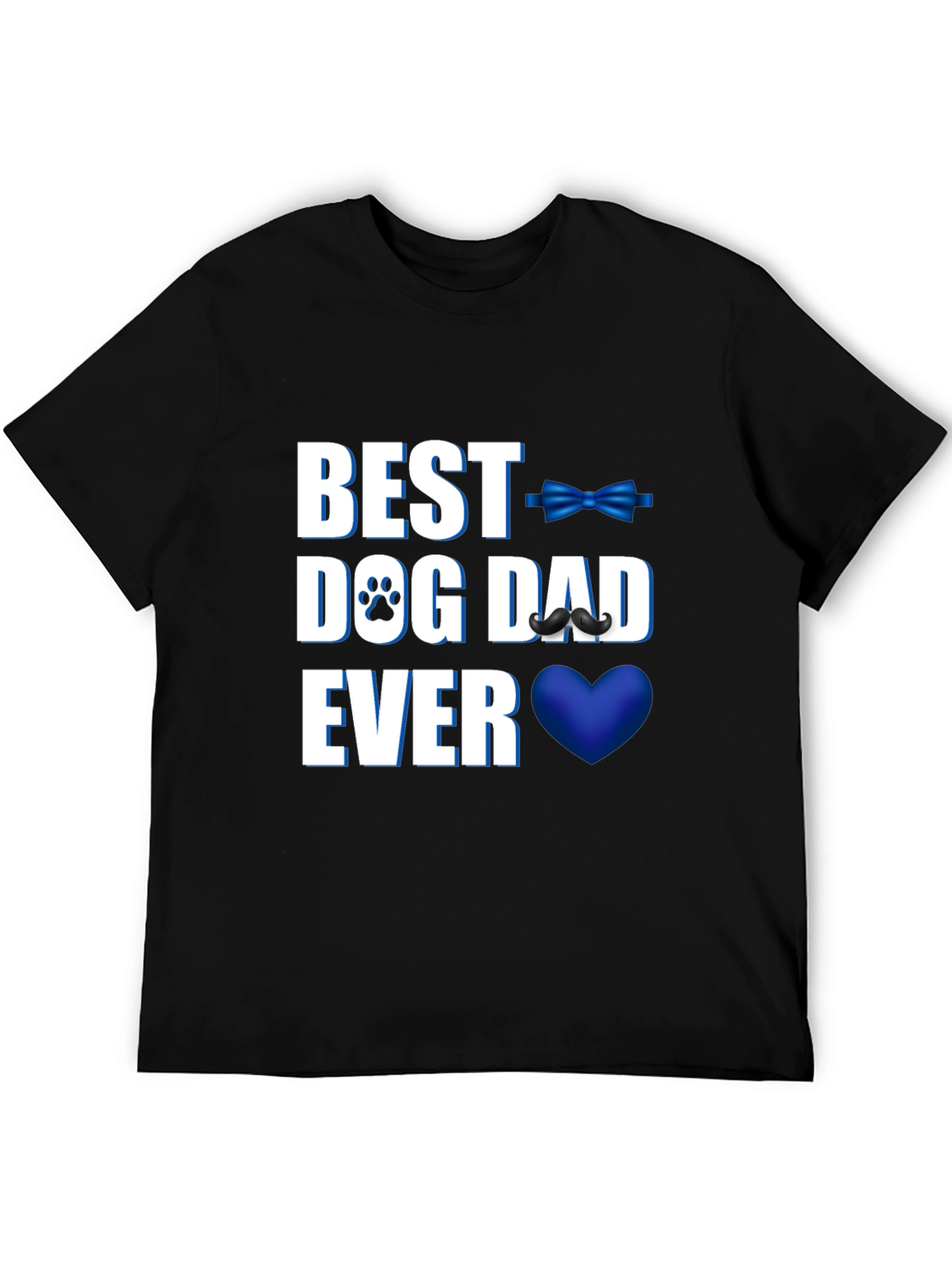 Best Dog Dad Ever T-Shirt - Black