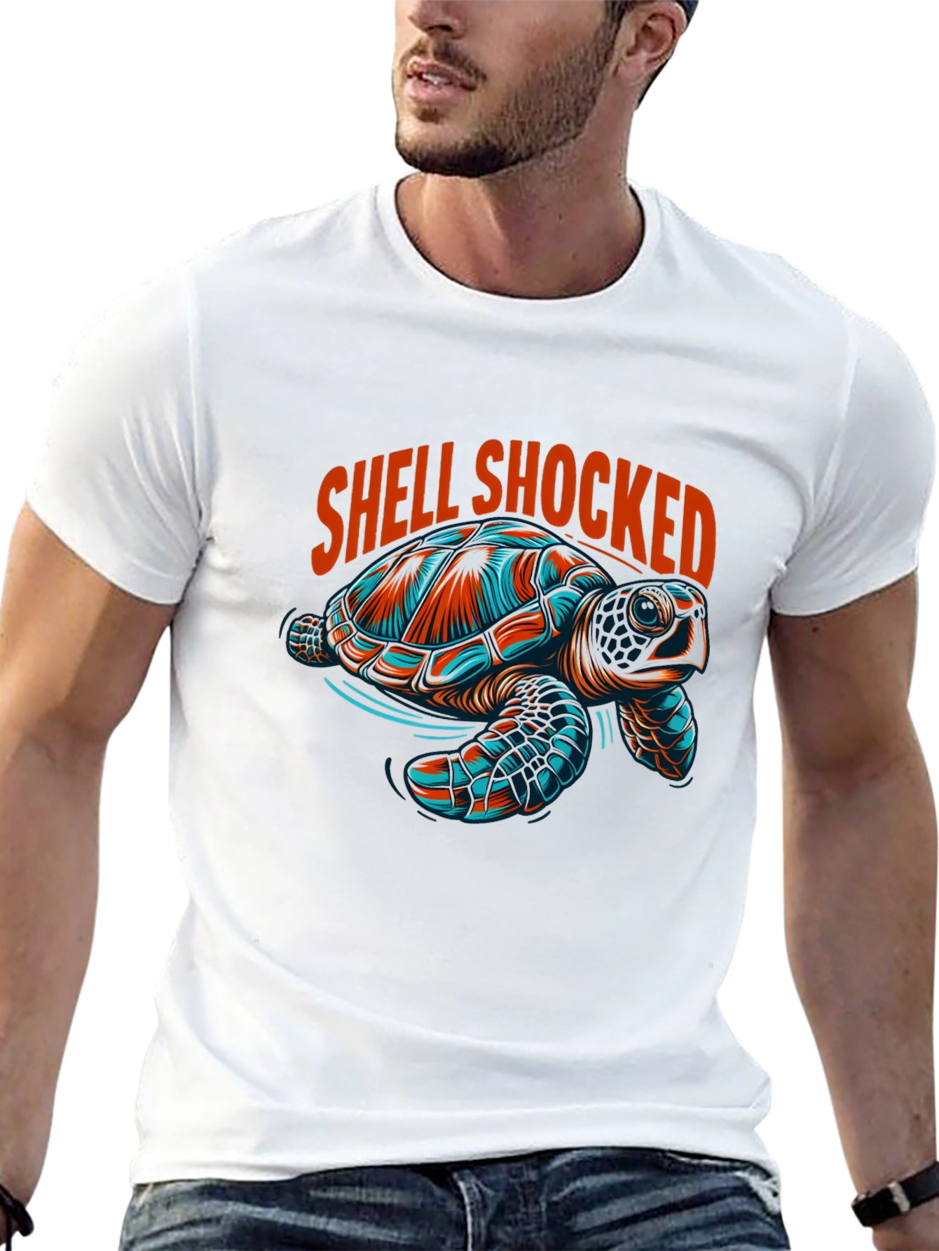 Shell Shocked Turtle Graphic Tee