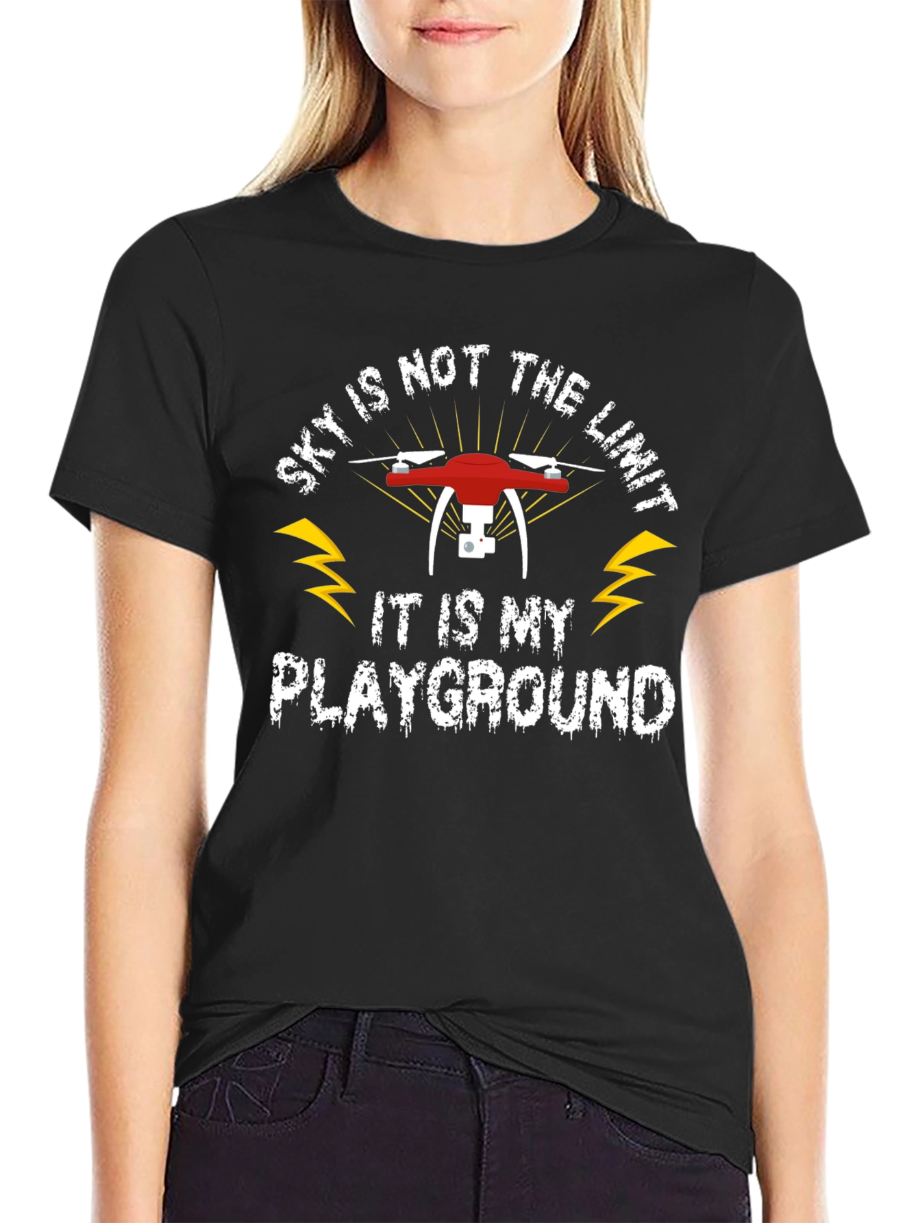 Drone T-Shirt: Sky Is My Playground