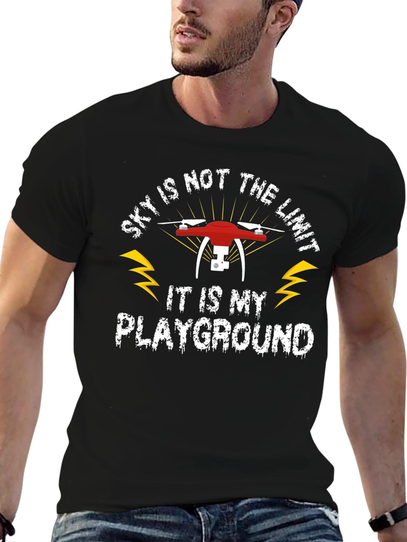 Drone T-Shirt: Sky Is My Playground