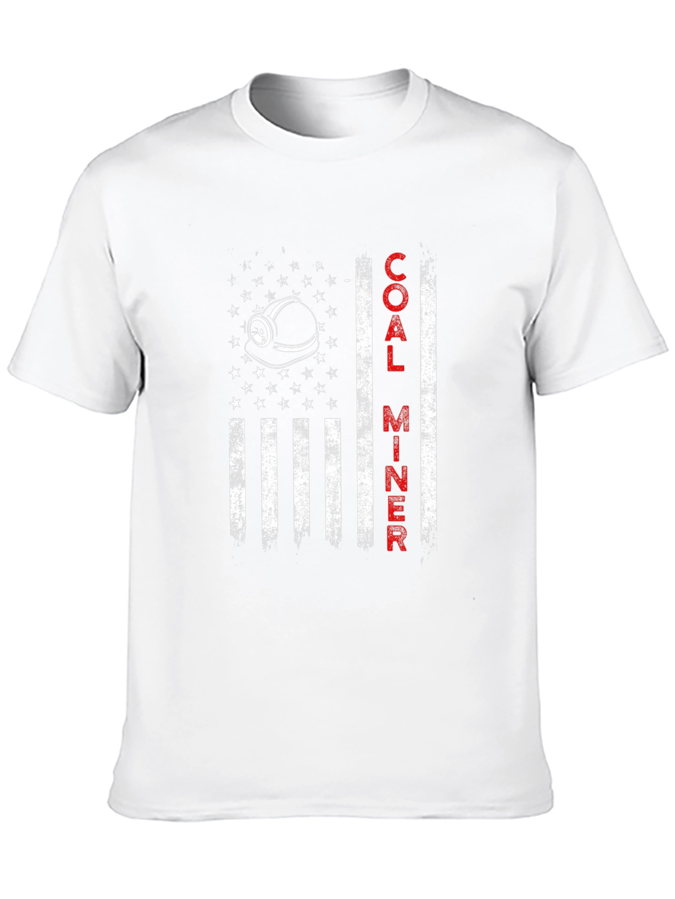 Coal Miner American Flag T-Shirt