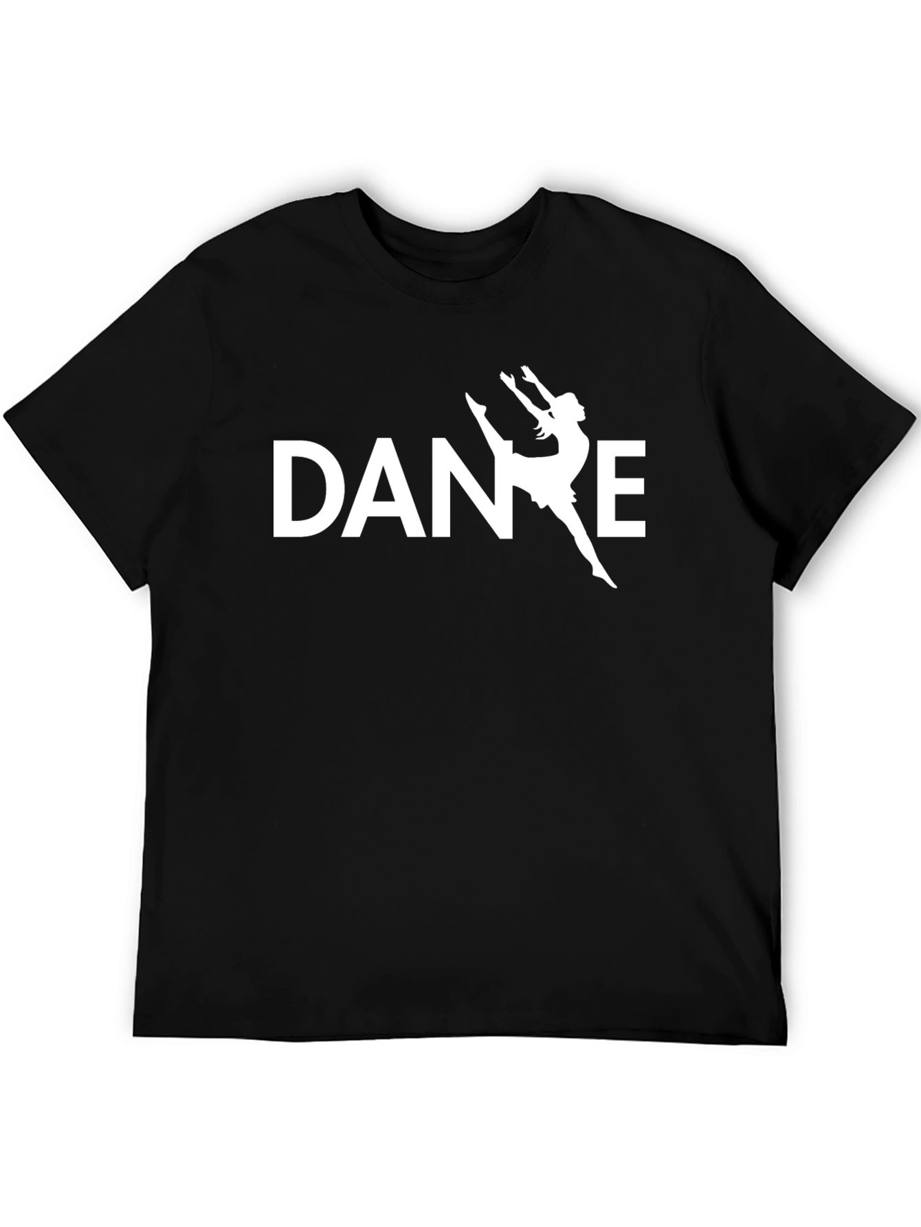 Dance Silhouette T-Shirt - Stylish Black Tee