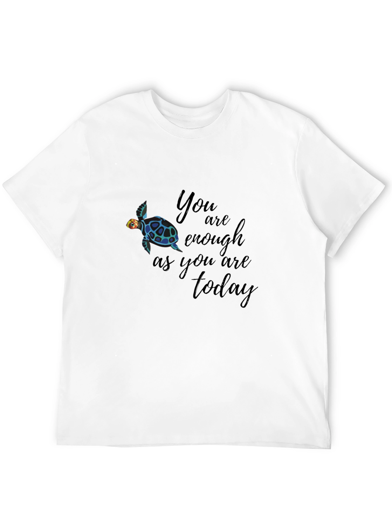 Turtle Graphic T-Shirt - You Are Enough