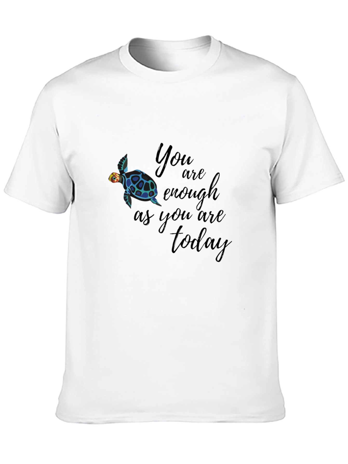 Turtle Graphic T-Shirt - You Are Enough
