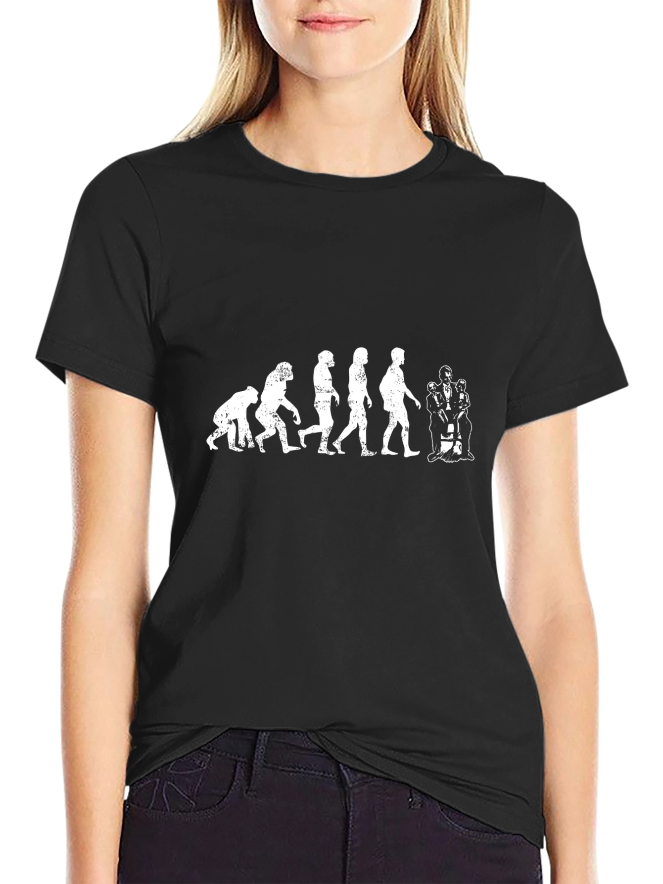 Evolution of Man T-Shirt - Black