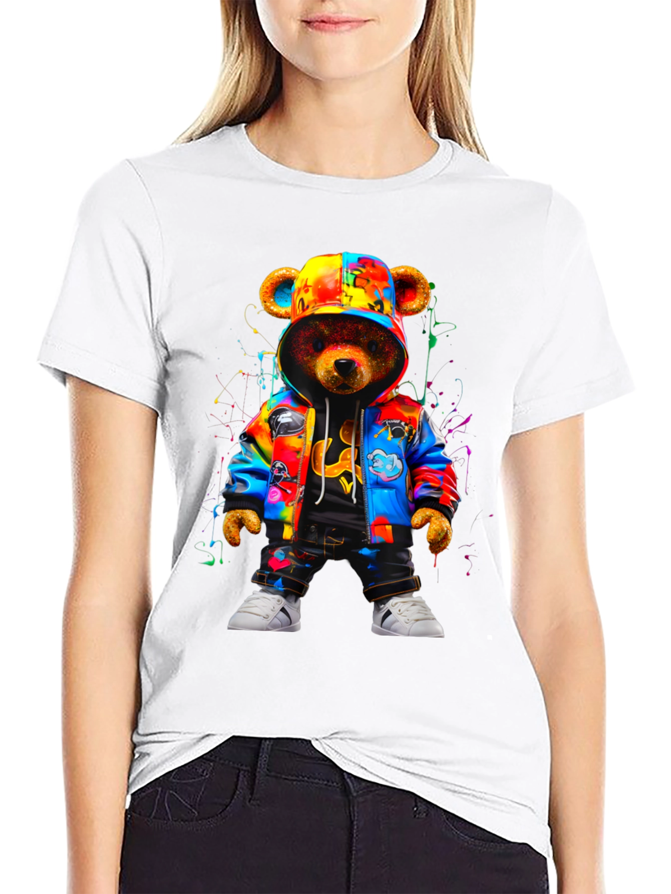 Urban Teddy Bear Graphic Tee
