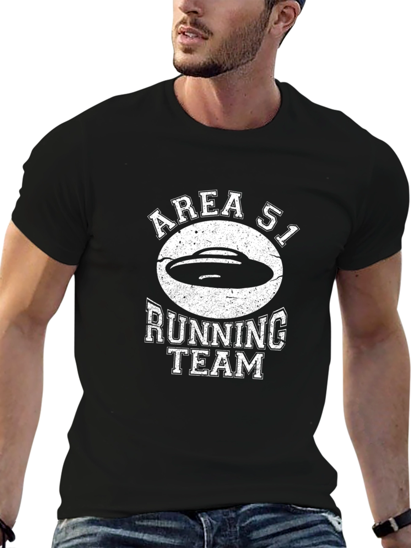 Area 51 Running Team Graphic Tee - Black