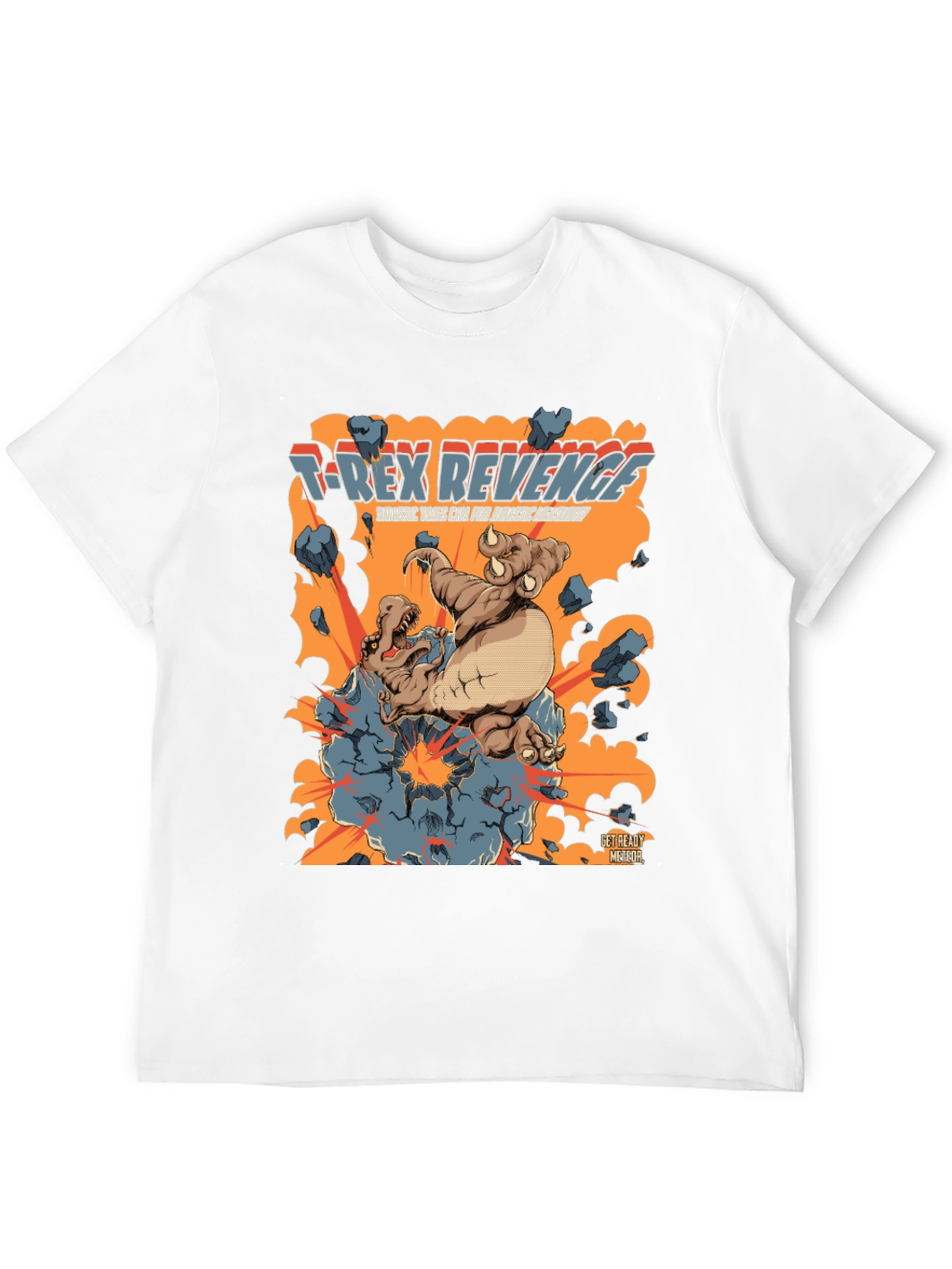 T-Rex Revenge Graphic T-Shirt Jurassic Dinosaur Tee