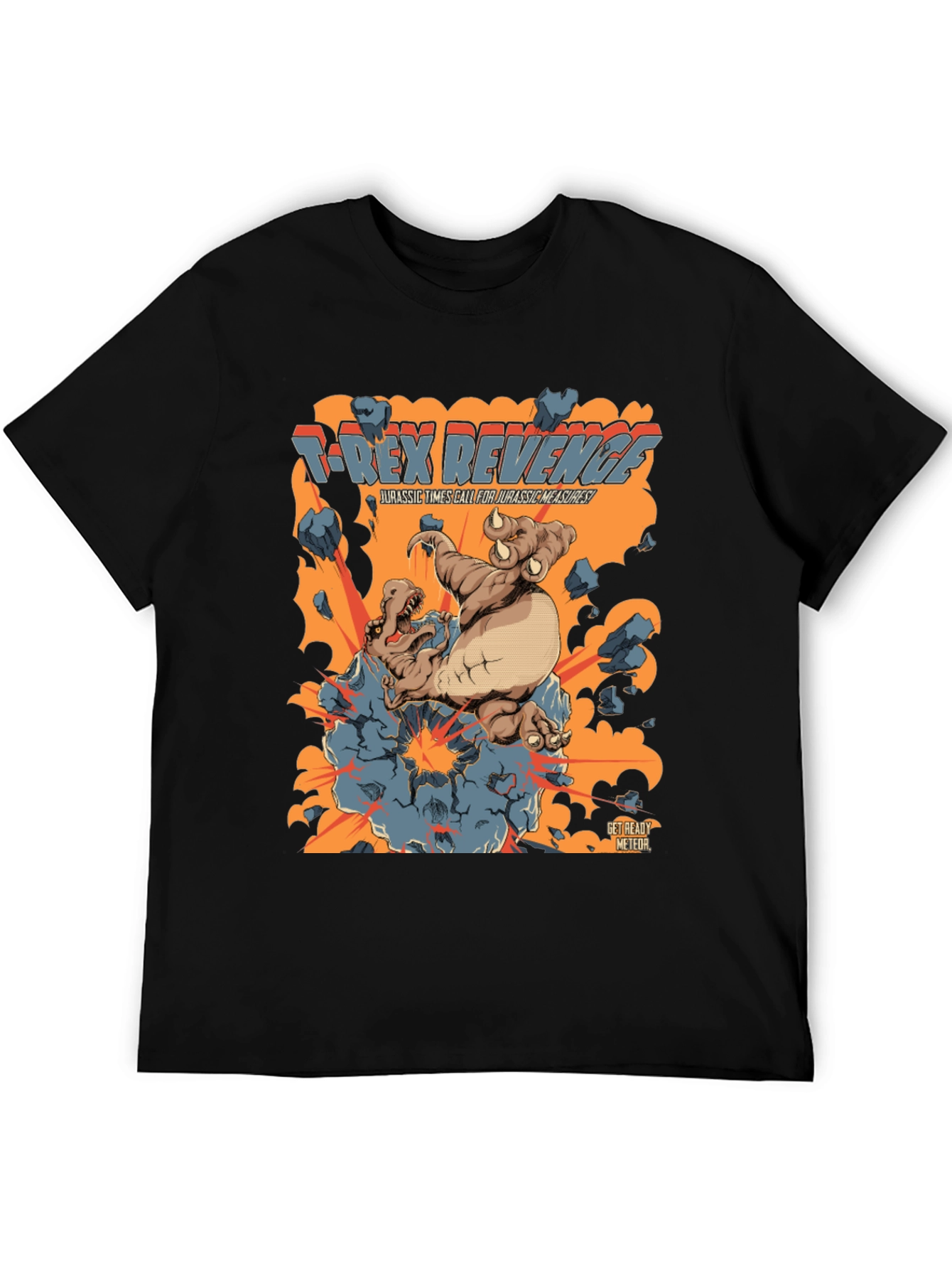 T-Rex Revenge Graphic T-Shirt Jurassic Dinosaur Tee