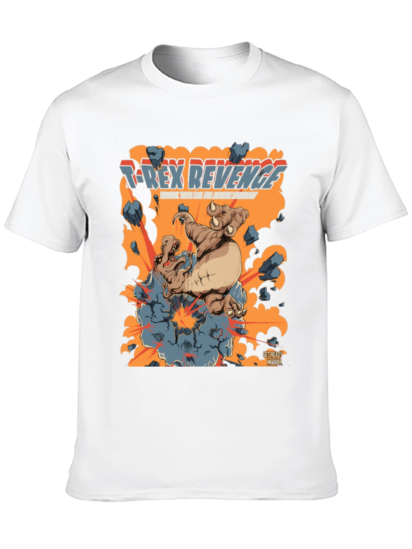 T-Rex Revenge Graphic T-Shirt Jurassic Dinosaur Tee