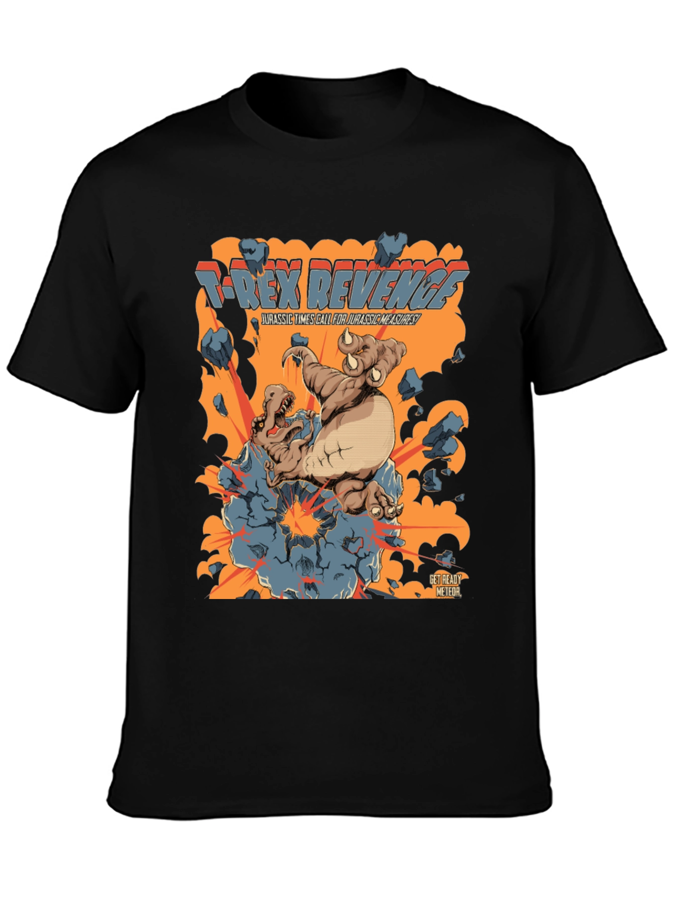 T-Rex Revenge Graphic T-Shirt Jurassic Dinosaur Tee