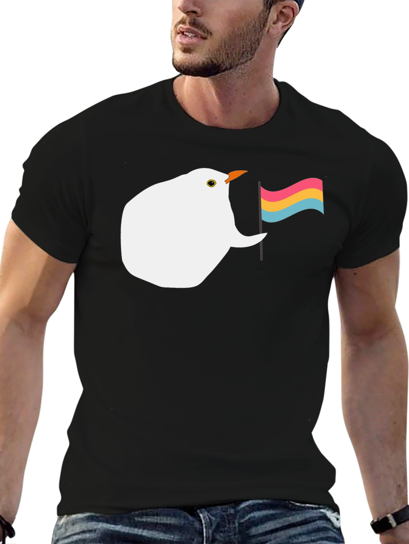 Pansexual Pride Bird T-Shirt