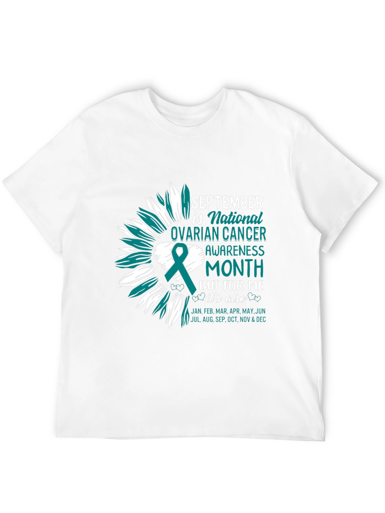 Ovarian Cancer Awareness Tee - September Month
