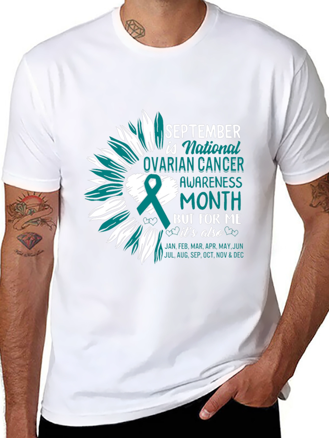 Ovarian Cancer Awareness Tee - September Month