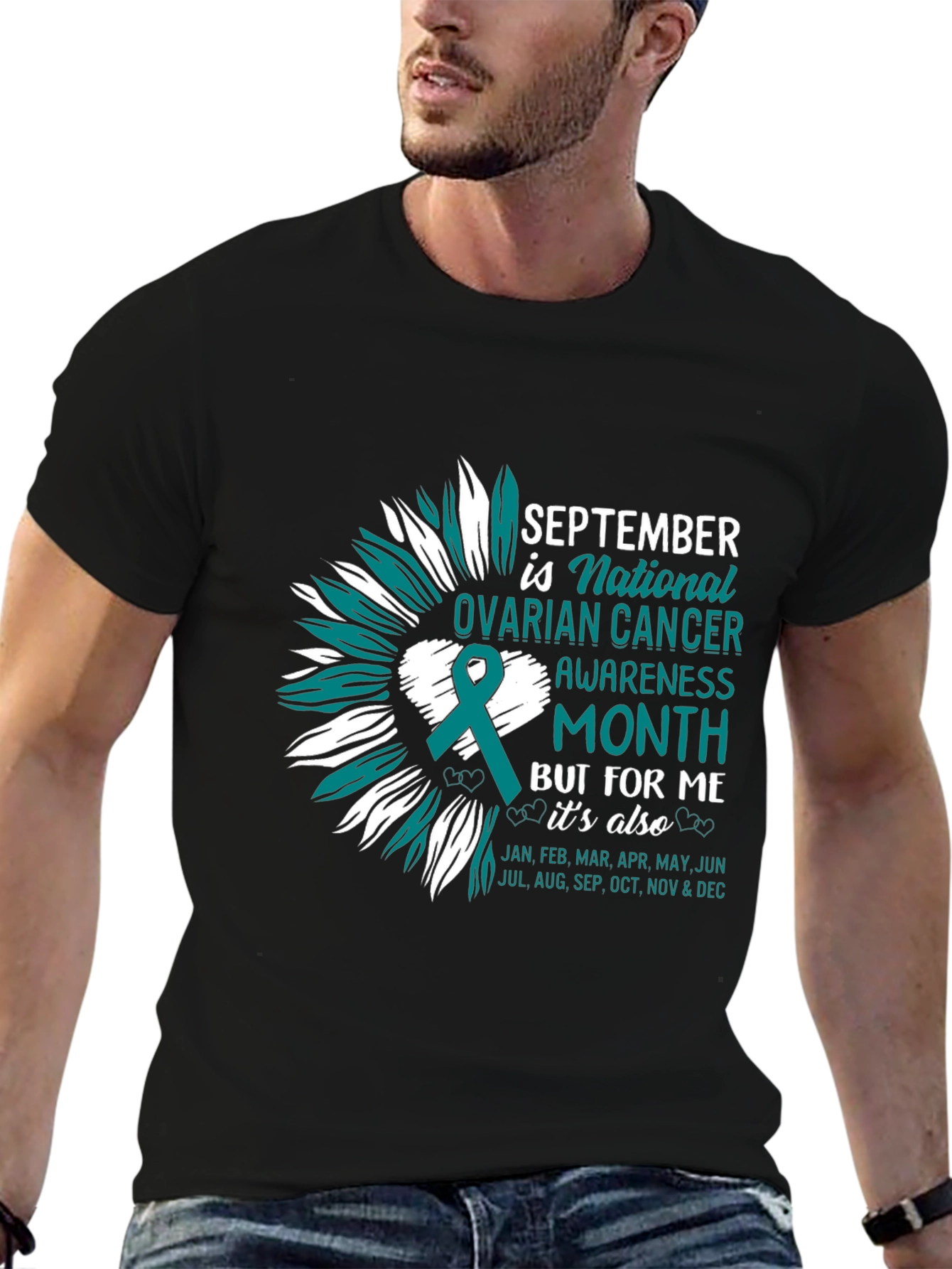 Ovarian Cancer Awareness Tee - September Month