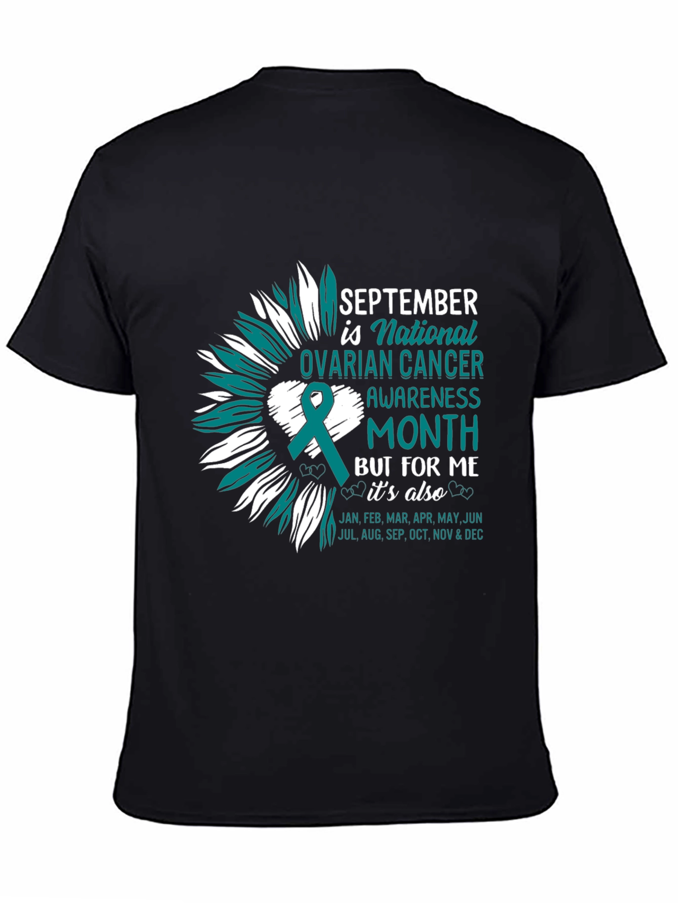 Ovarian Cancer Awareness Tee - September Month
