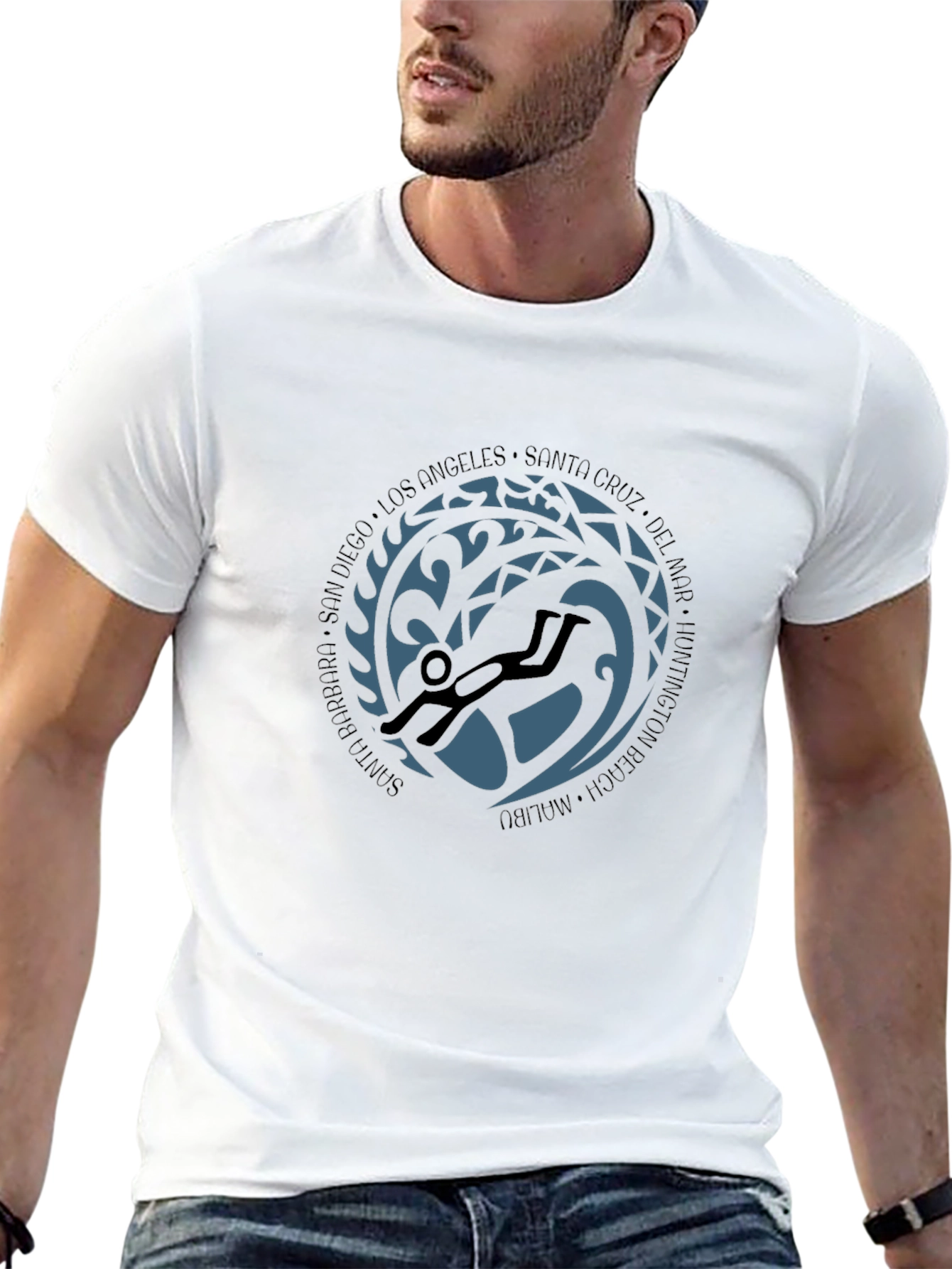 Diver Destinations Graphic Tee - Black