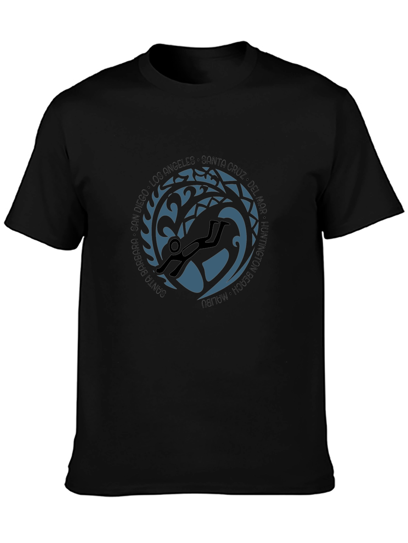 Diver Destinations Graphic Tee - Black