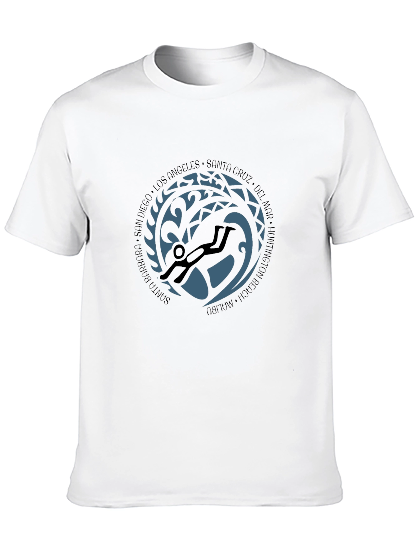 Diver Destinations Graphic Tee - Black