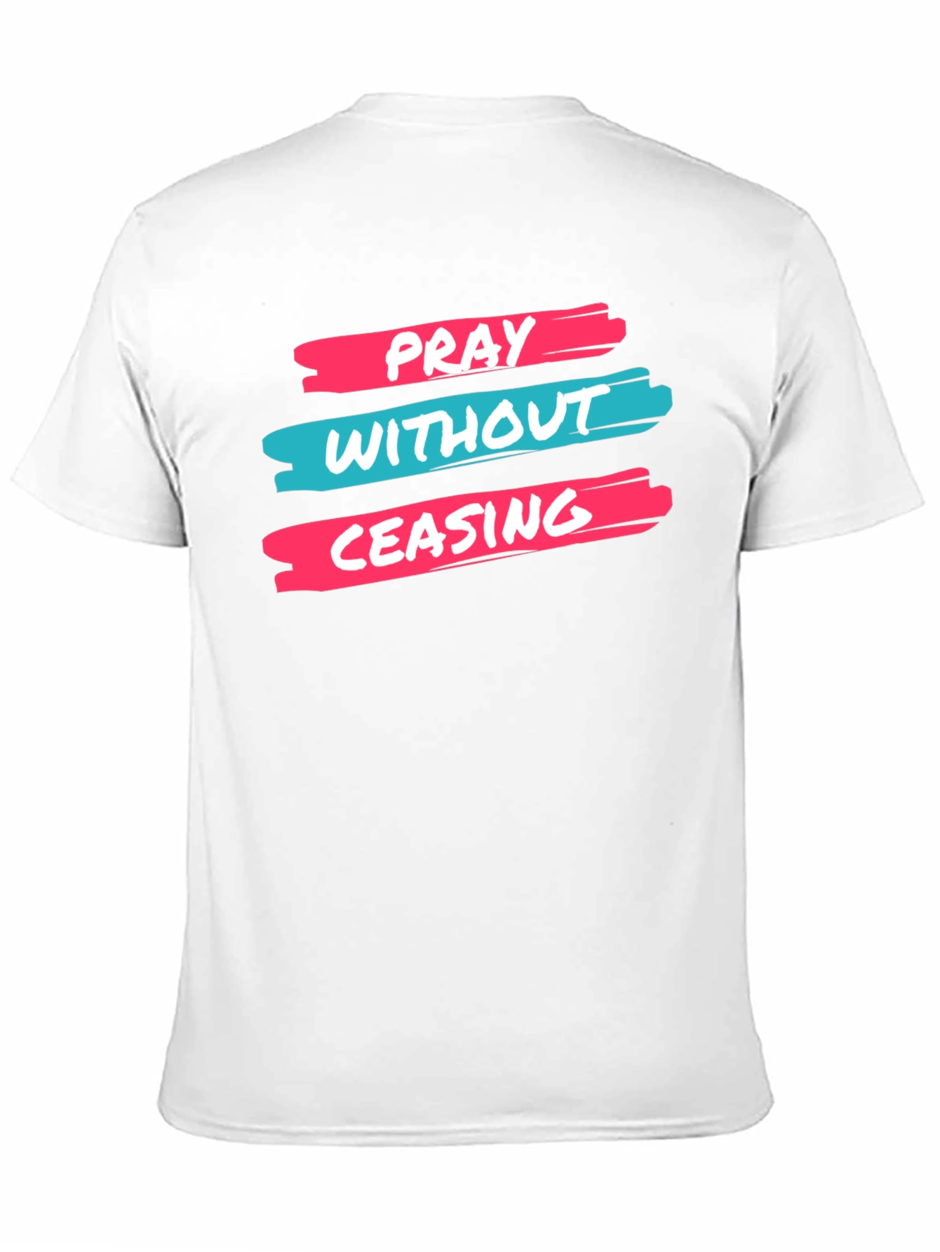 Pray Without Ceasing Black Graphic Tee