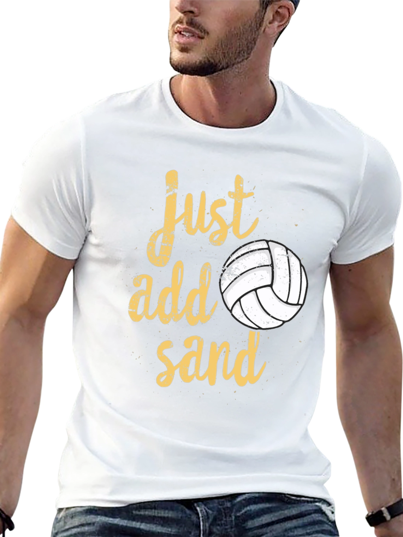 Just Add Sand Volleyball Graphic Tee
