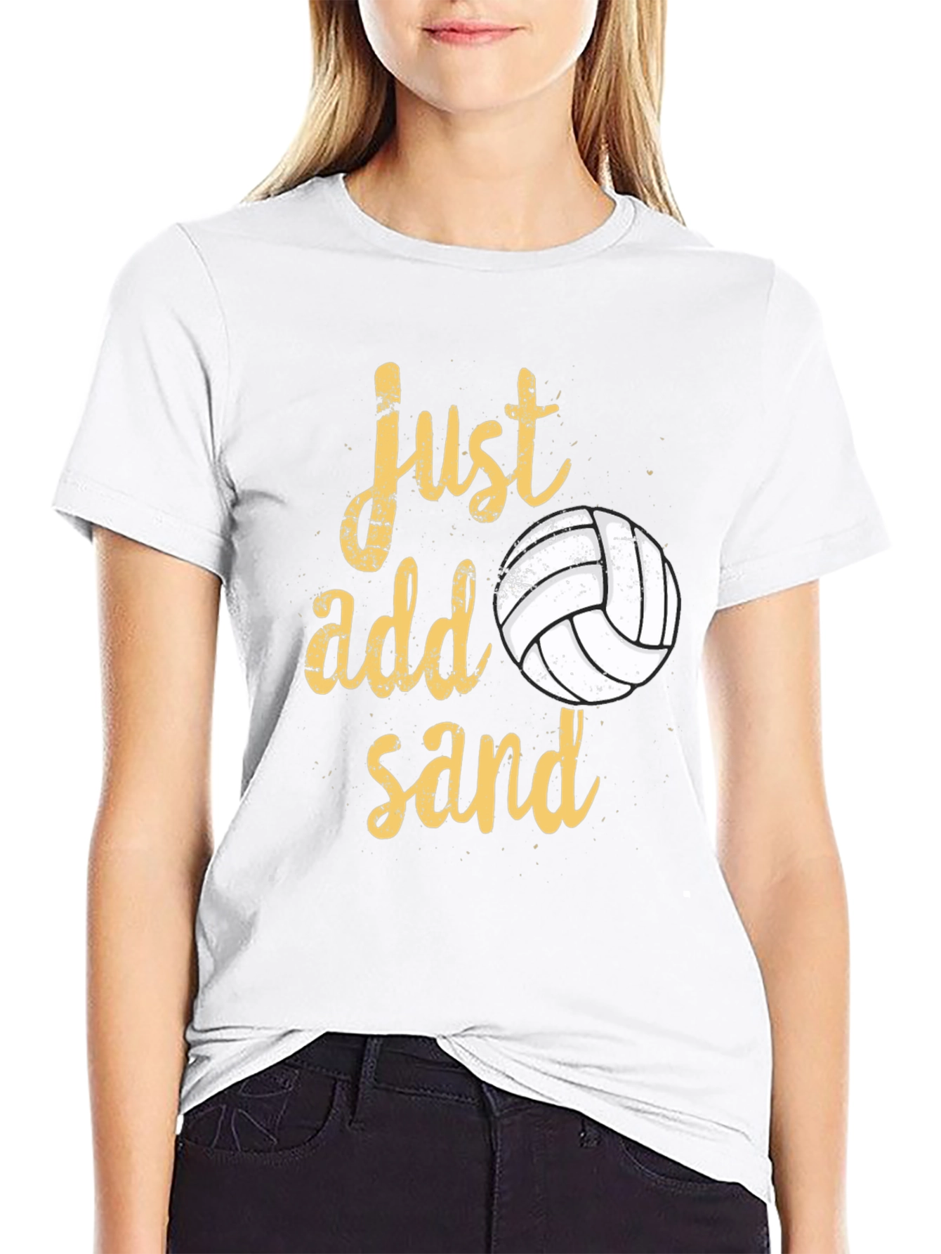 Just Add Sand Volleyball Graphic Tee