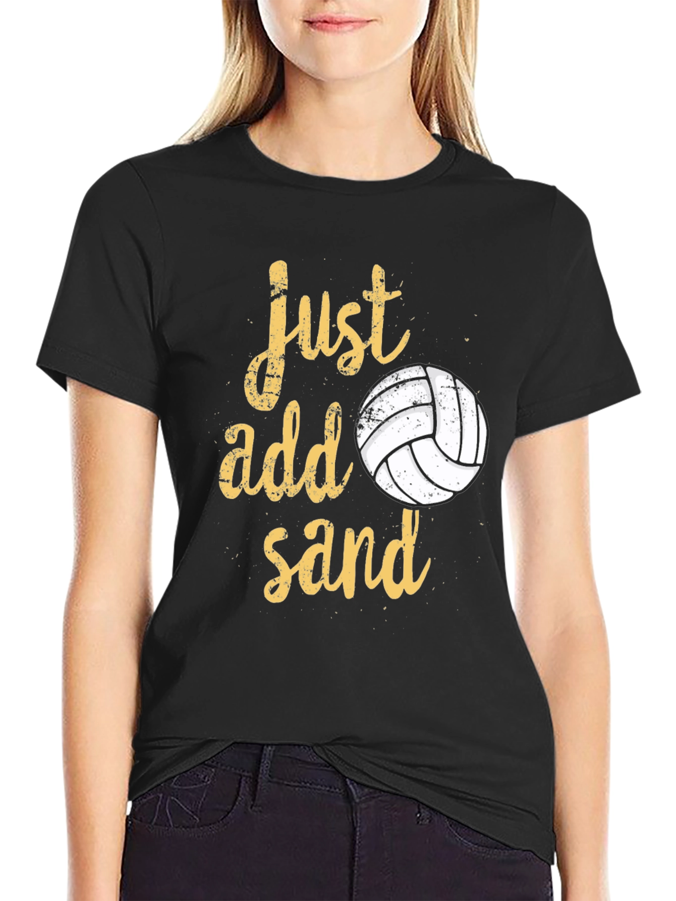 Just Add Sand Volleyball Graphic Tee