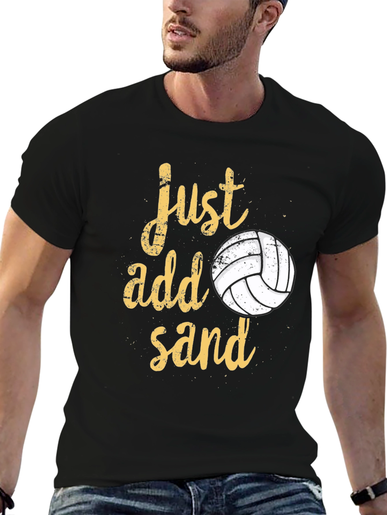 Just Add Sand Volleyball Graphic Tee
