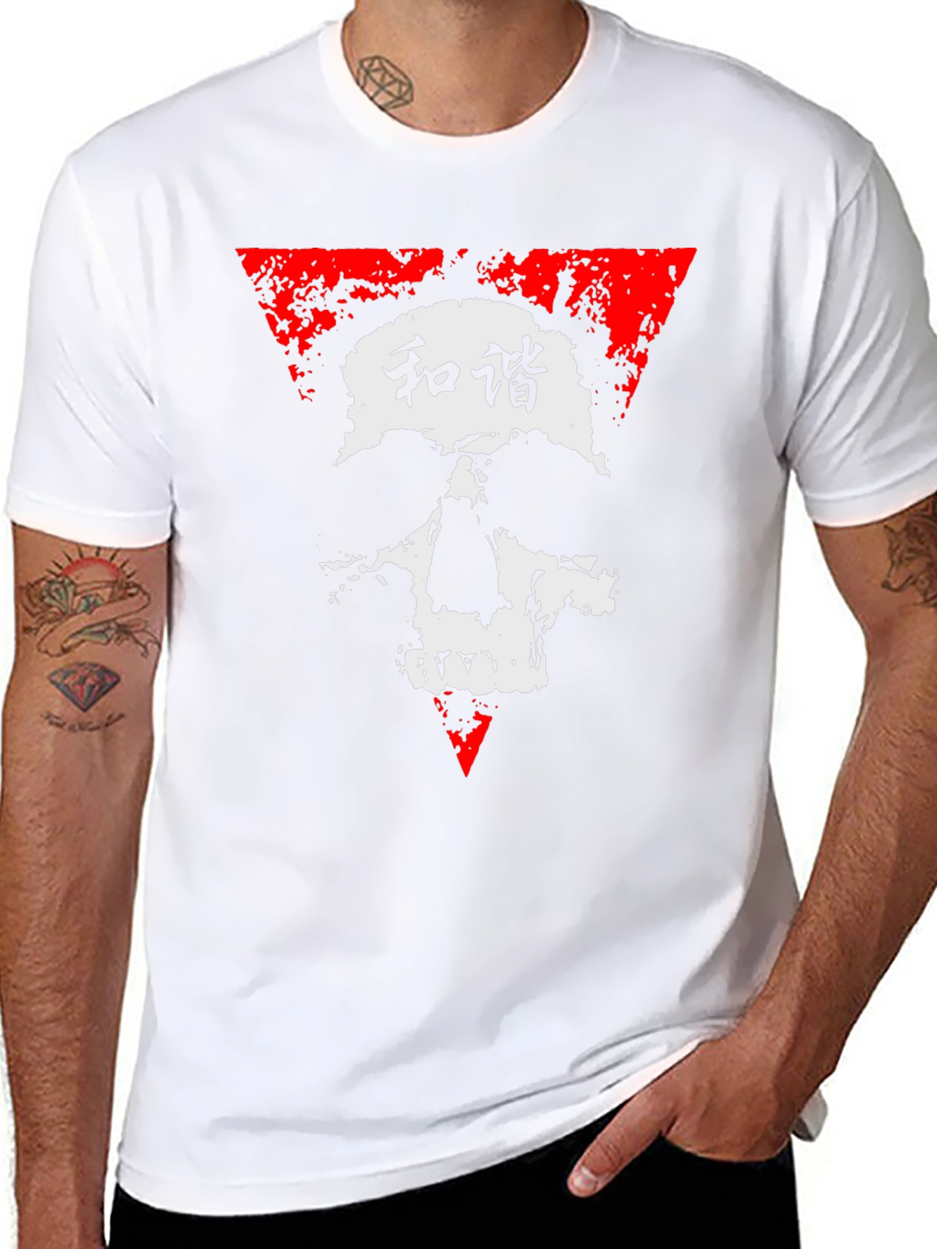Edgy Skull Graphic Tee - Black T-Shirt
