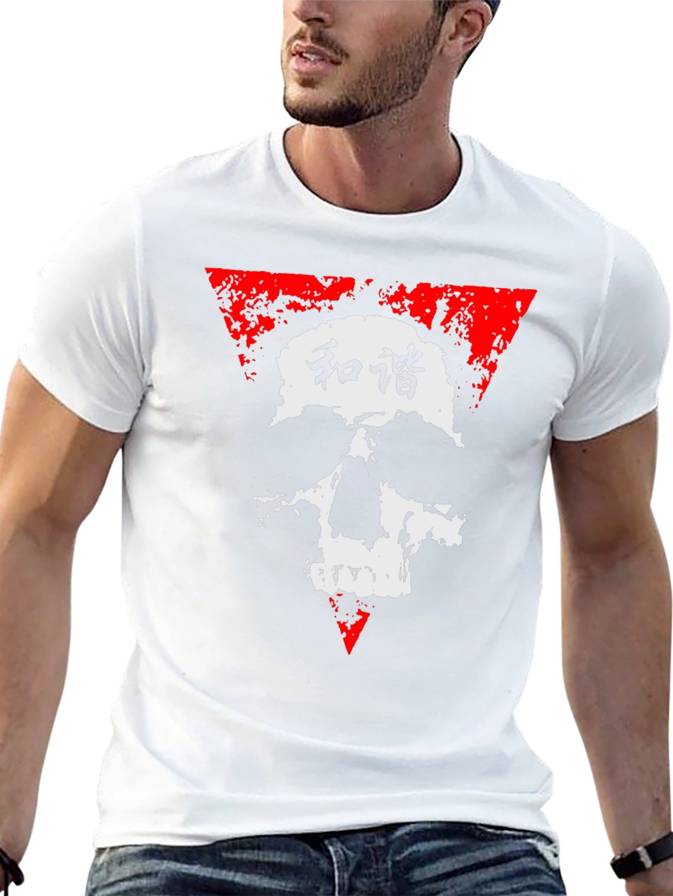 Edgy Skull Graphic Tee - Black T-Shirt