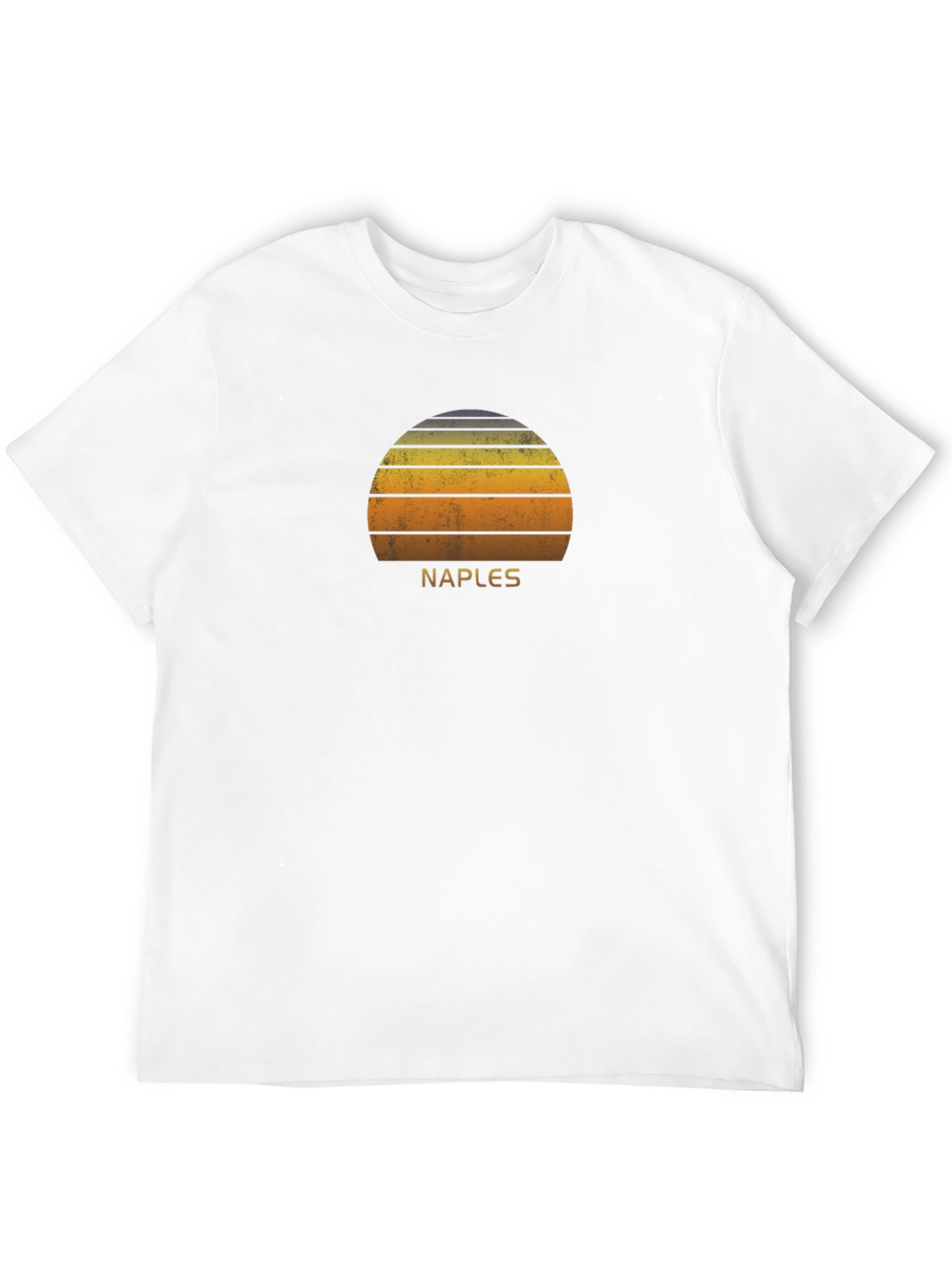 Naples Retro Sunset Graphic T-Shirt