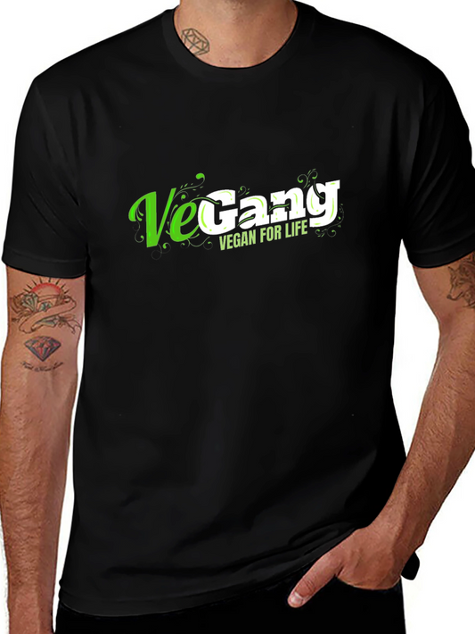 Vegan Gang Graphic Tee - Vegan for Life Shirt