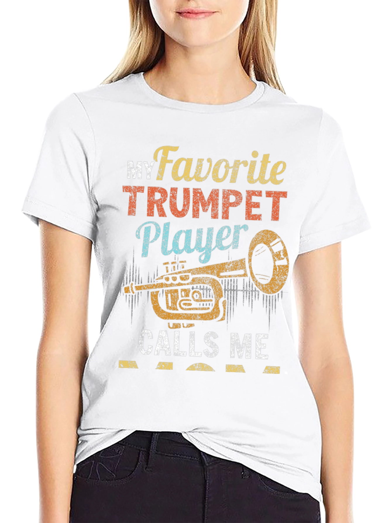 My Favorite Trumpet Player T-Shirt - Musician Gift