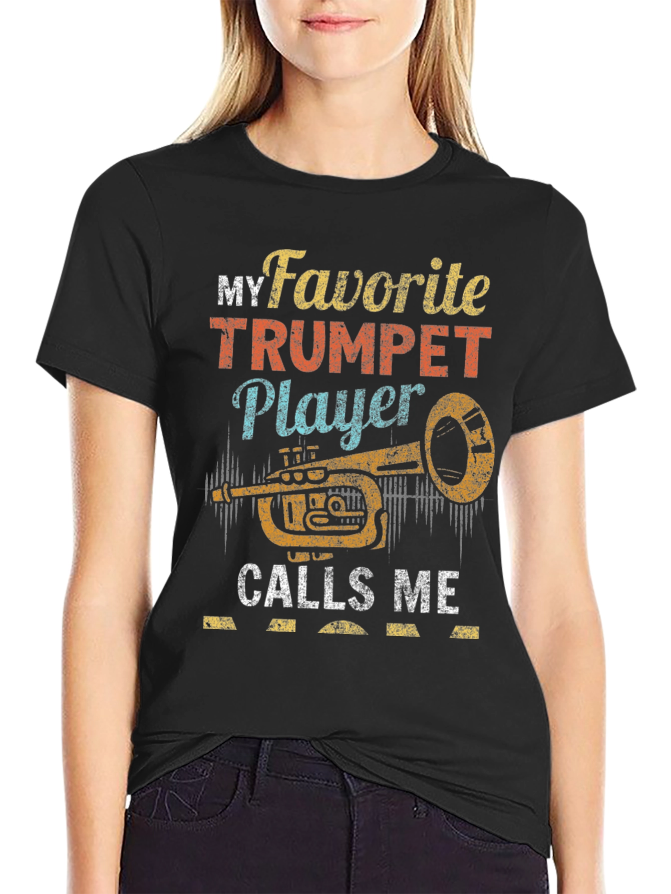 My Favorite Trumpet Player T-Shirt - Musician Gift