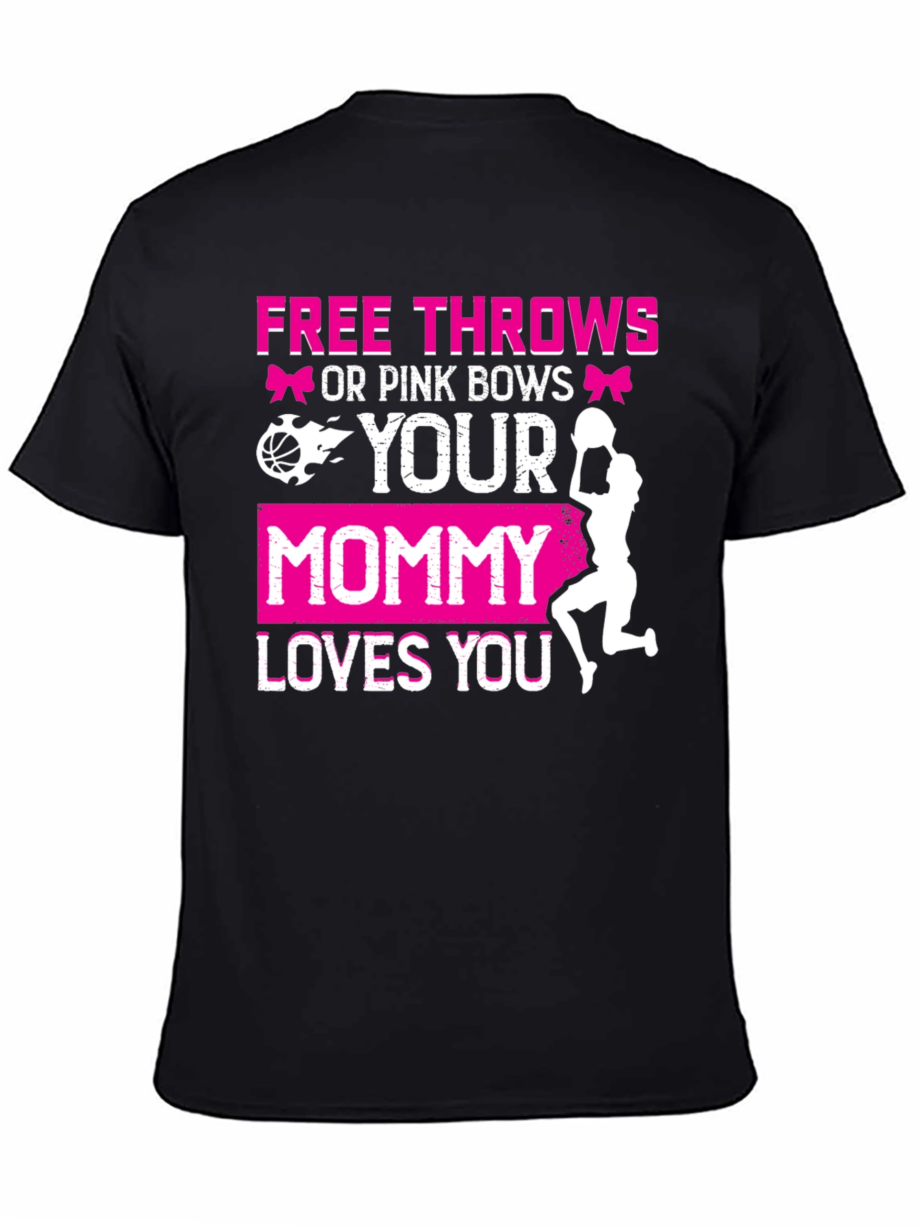 Free Throws or Pink Bows T-Shirt