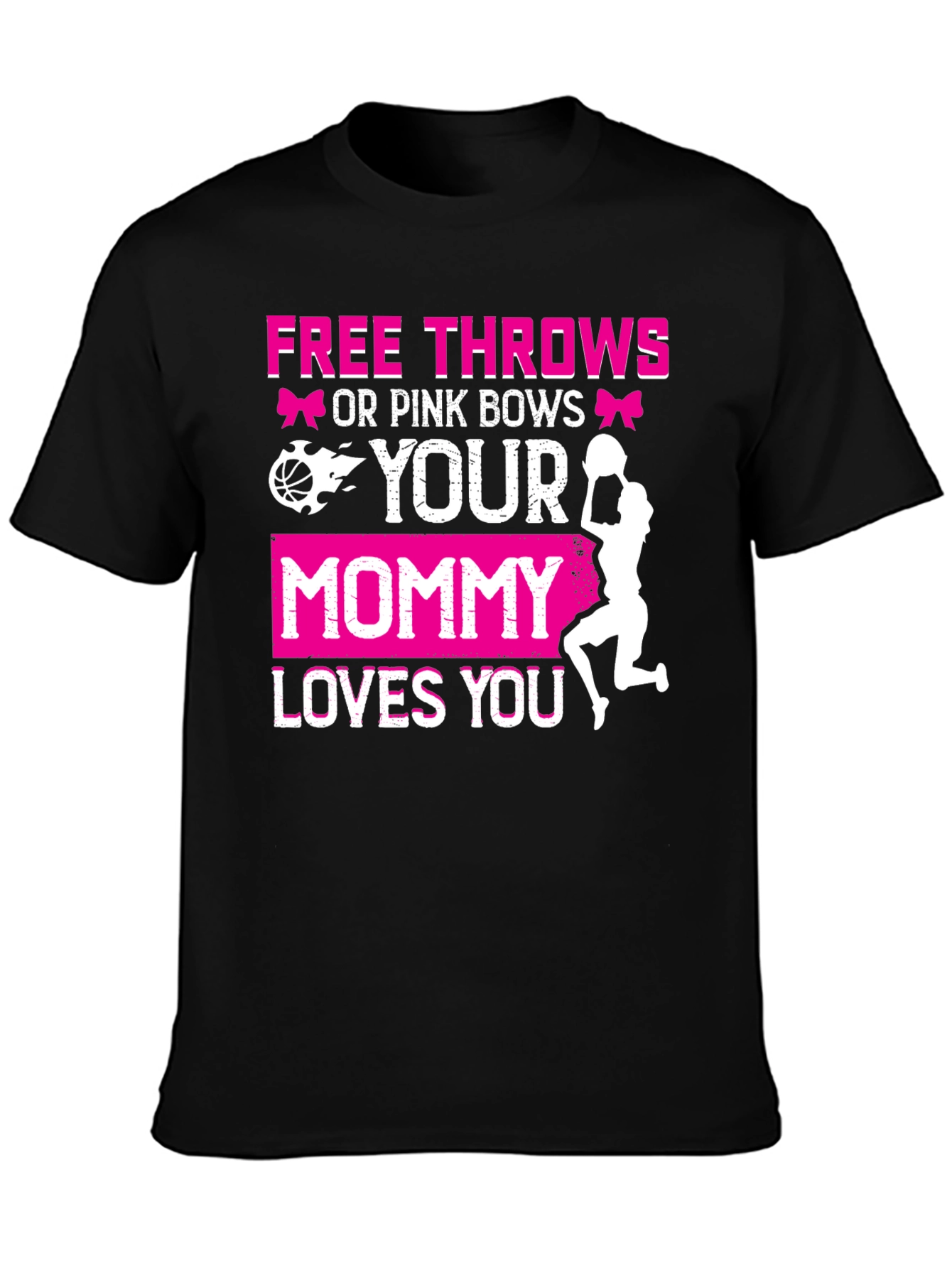 Free Throws or Pink Bows T-Shirt