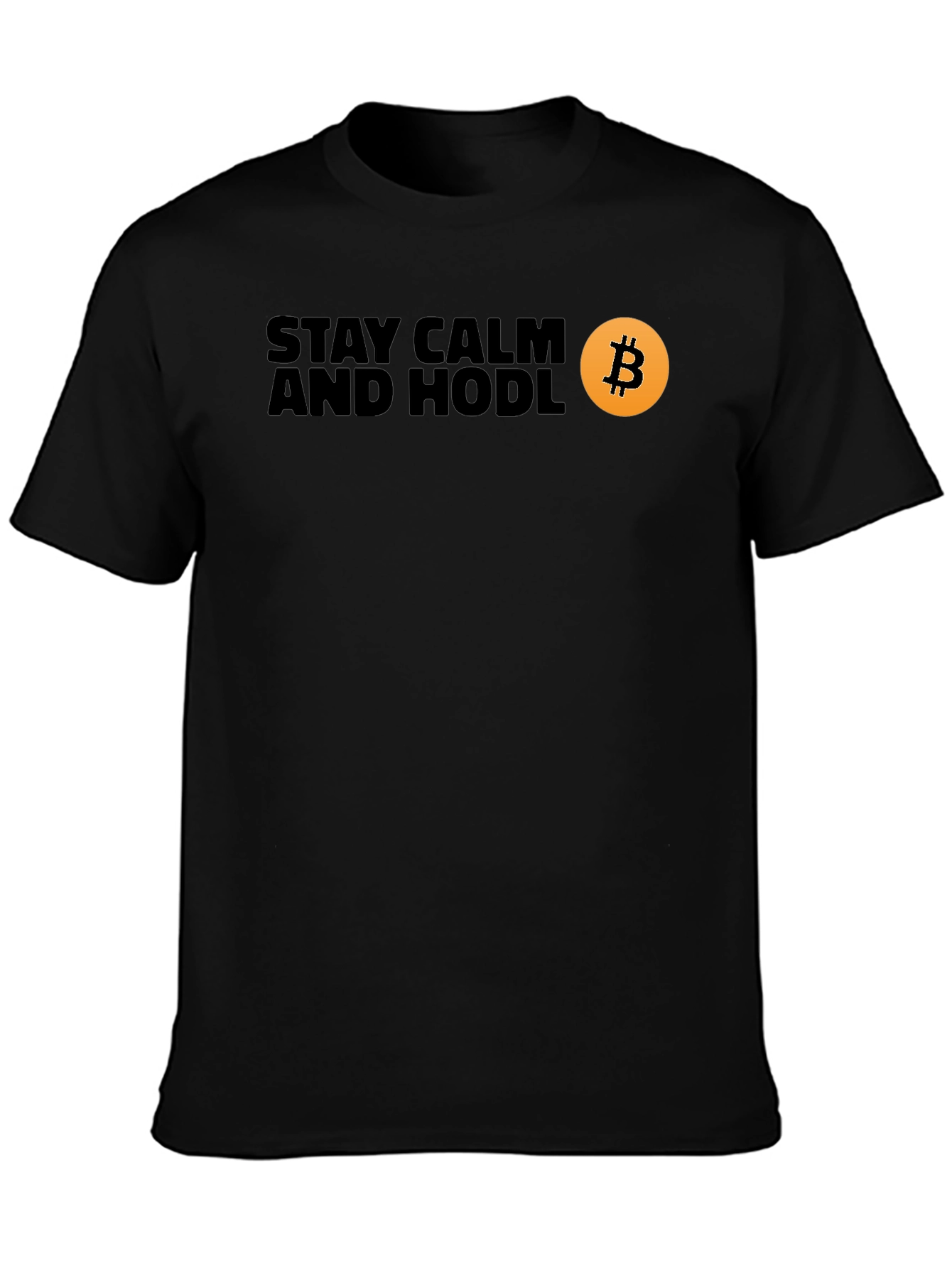 Stay Calm and Hodl Bitcoin Crypto T-Shirt