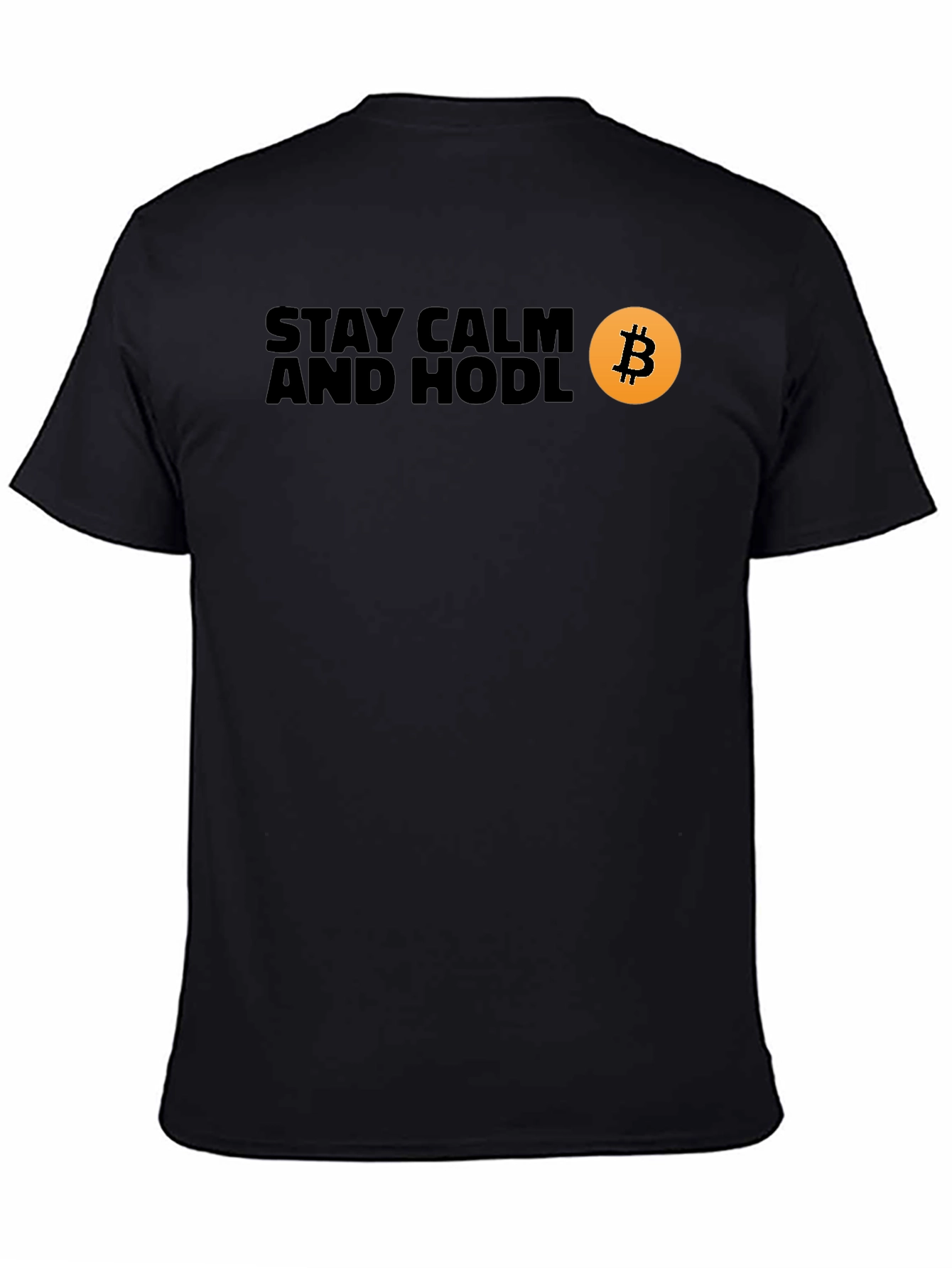 Stay Calm and Hodl Bitcoin Crypto T-Shirt