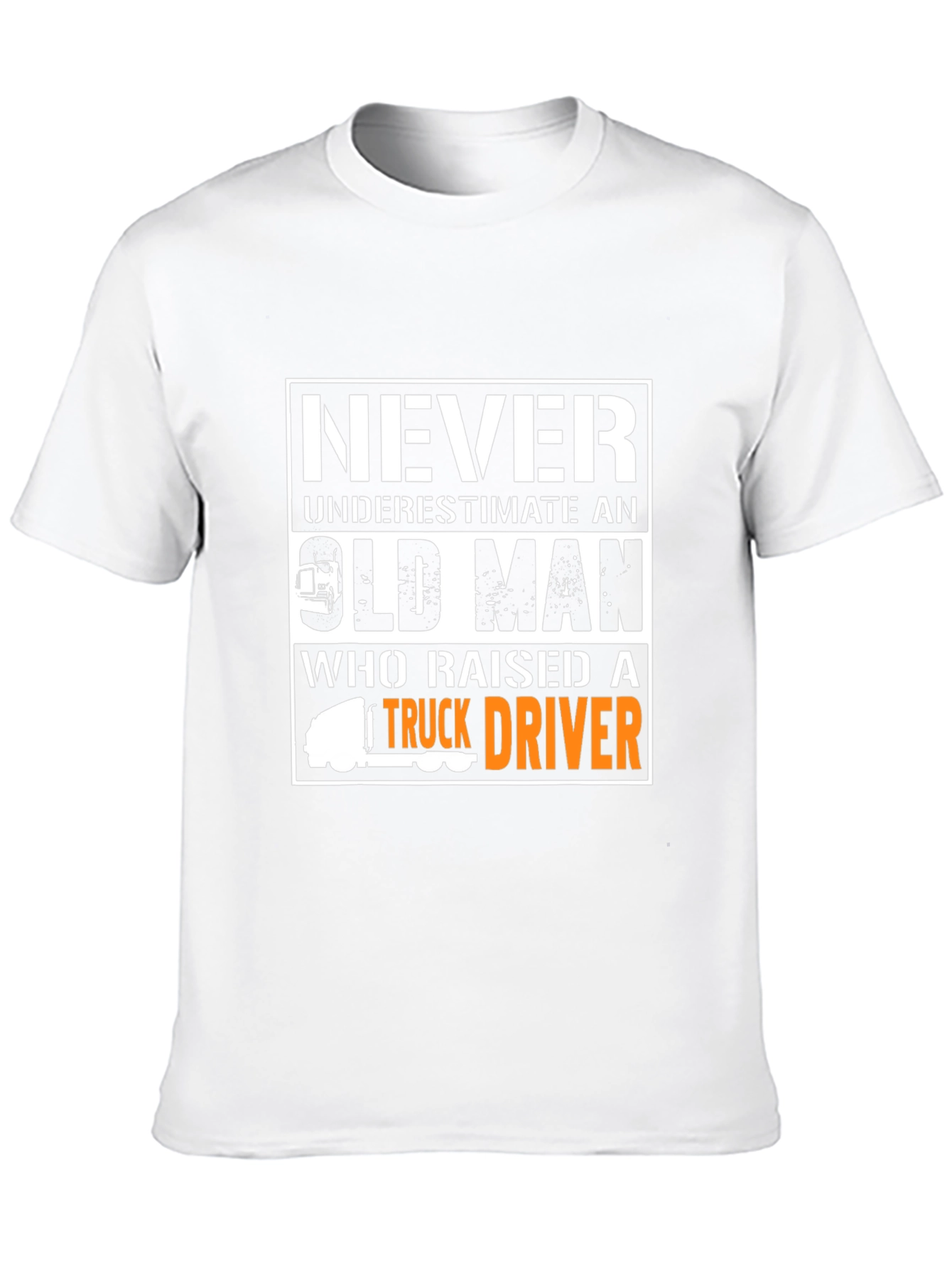 Never Underestimate Old Man Trucker T-Shirt