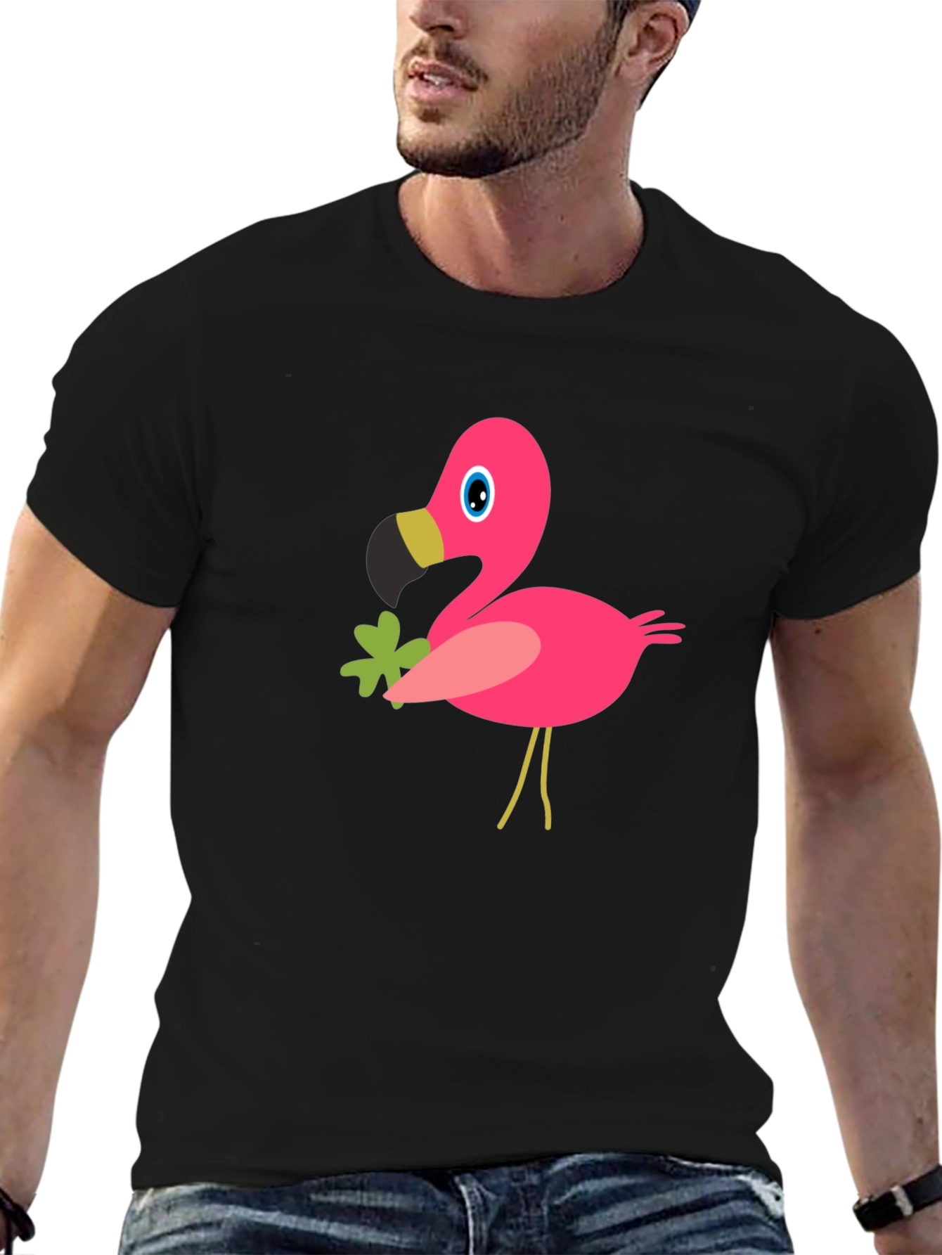 Flamingo Graphic T-Shirt - Soft Cotton Tee
