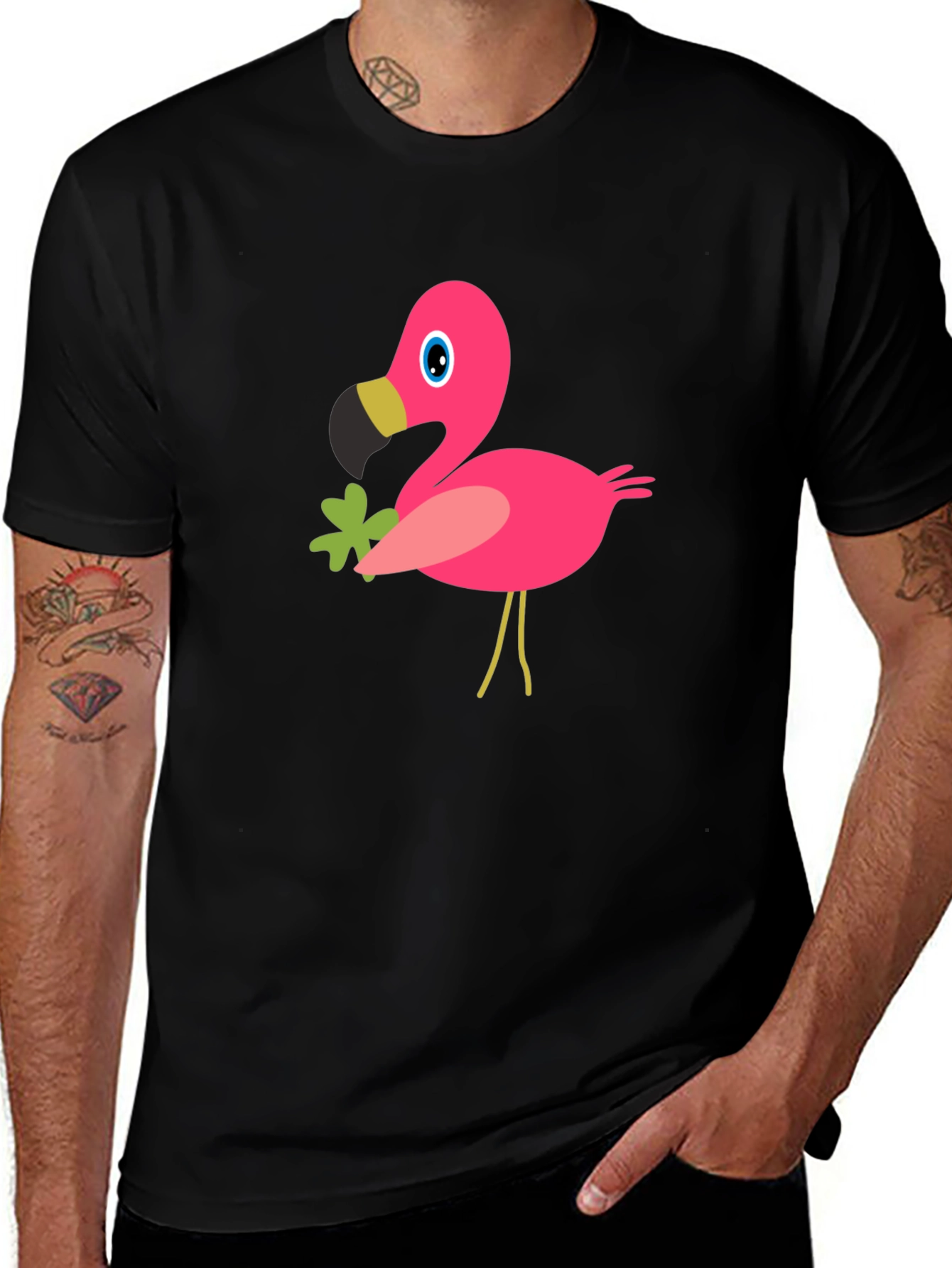 Flamingo Graphic T-Shirt - Soft Cotton Tee
