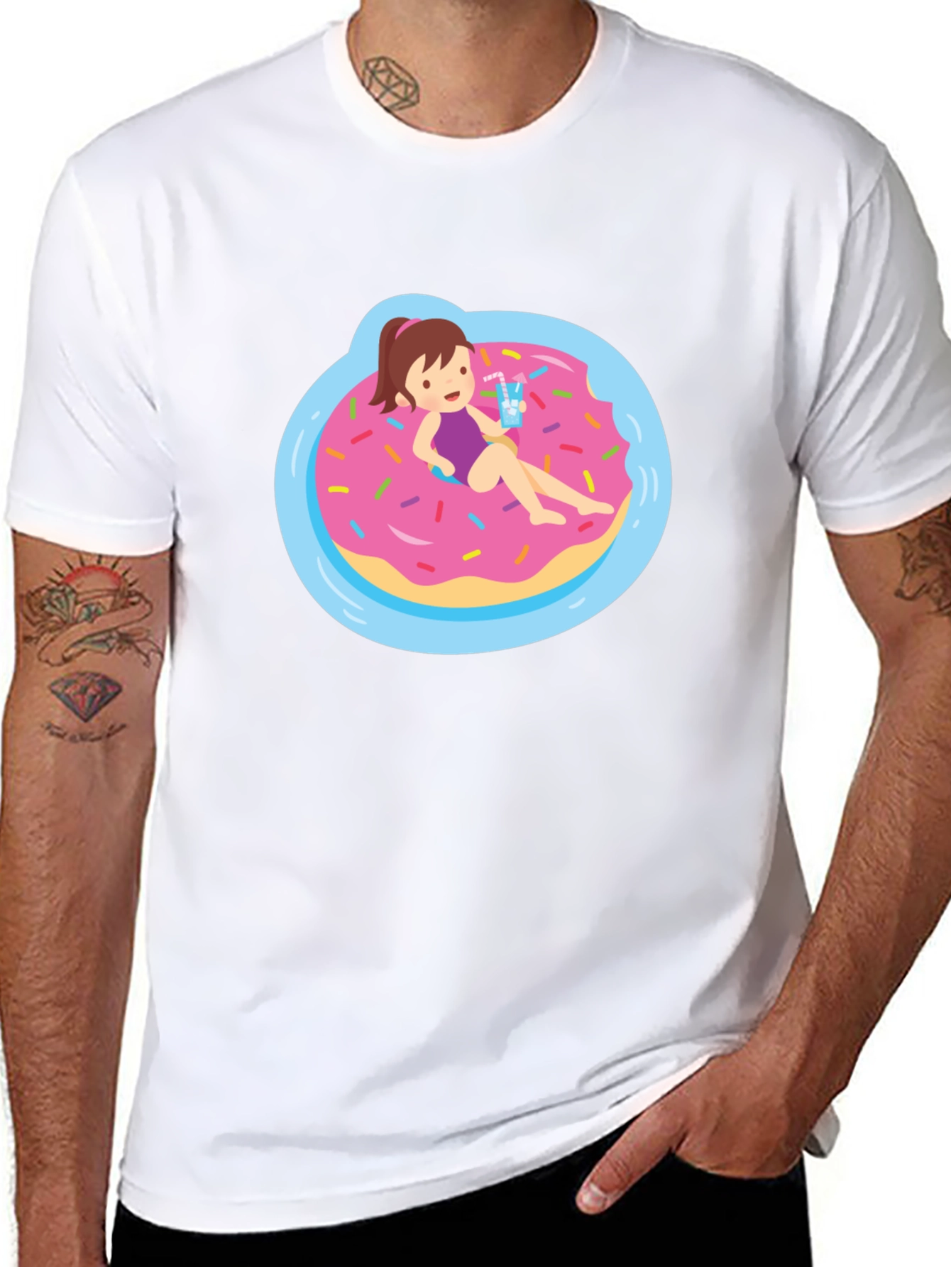 Fun Donut Float T-Shirt