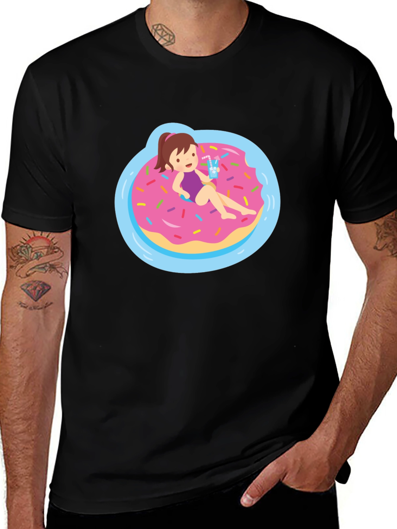 Fun Donut Float T-Shirt