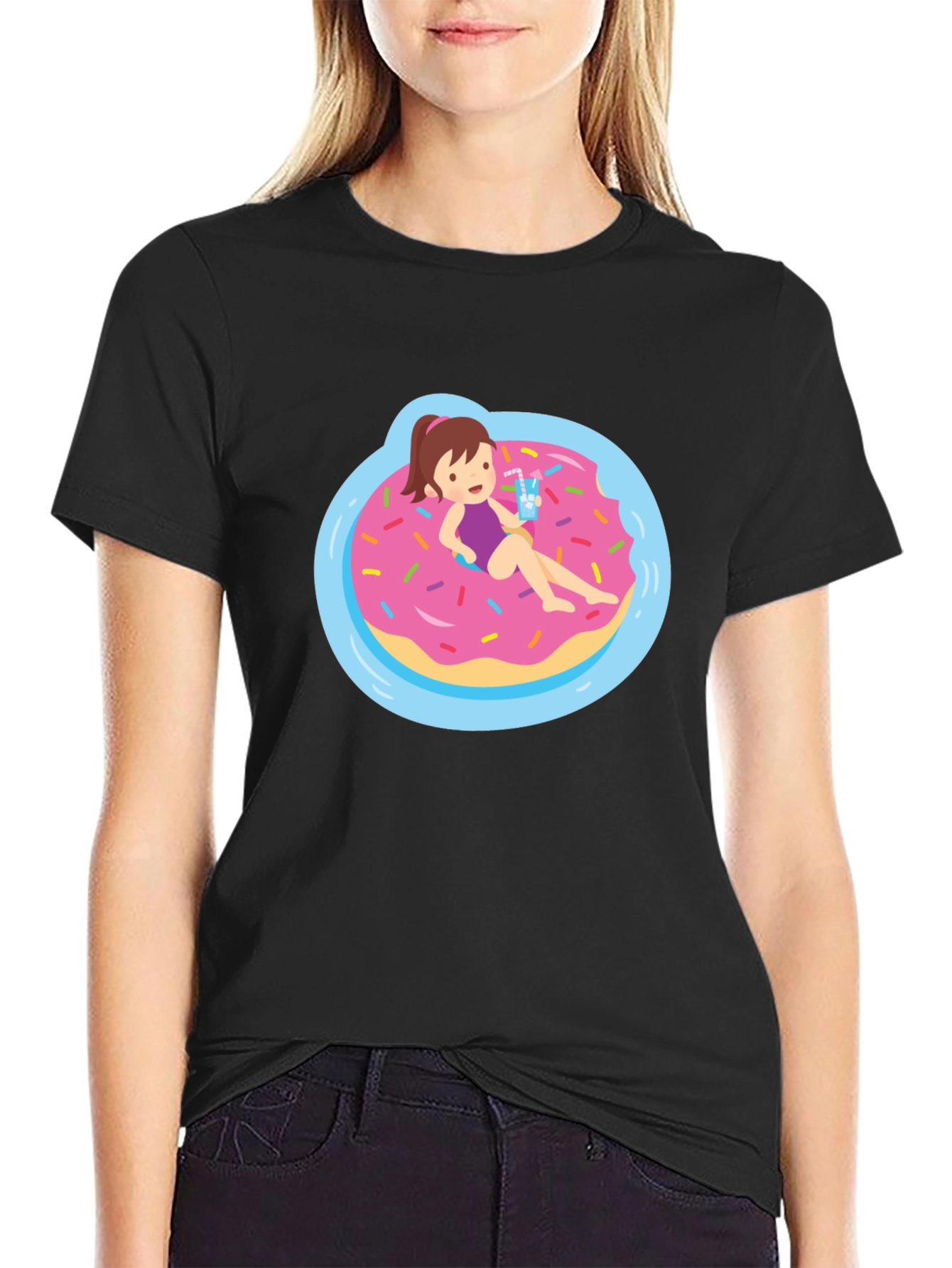 Fun Donut Float T-Shirt