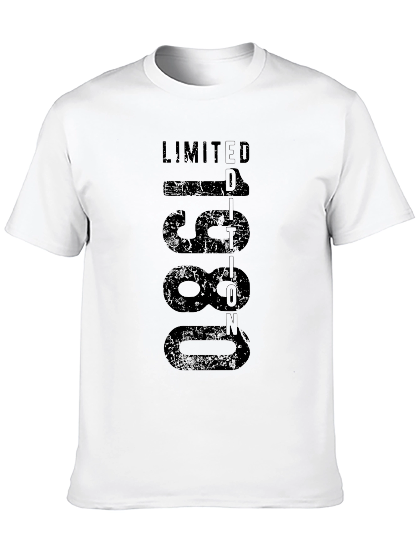 Limited Edition 1980 Black Graphic T-Shirt