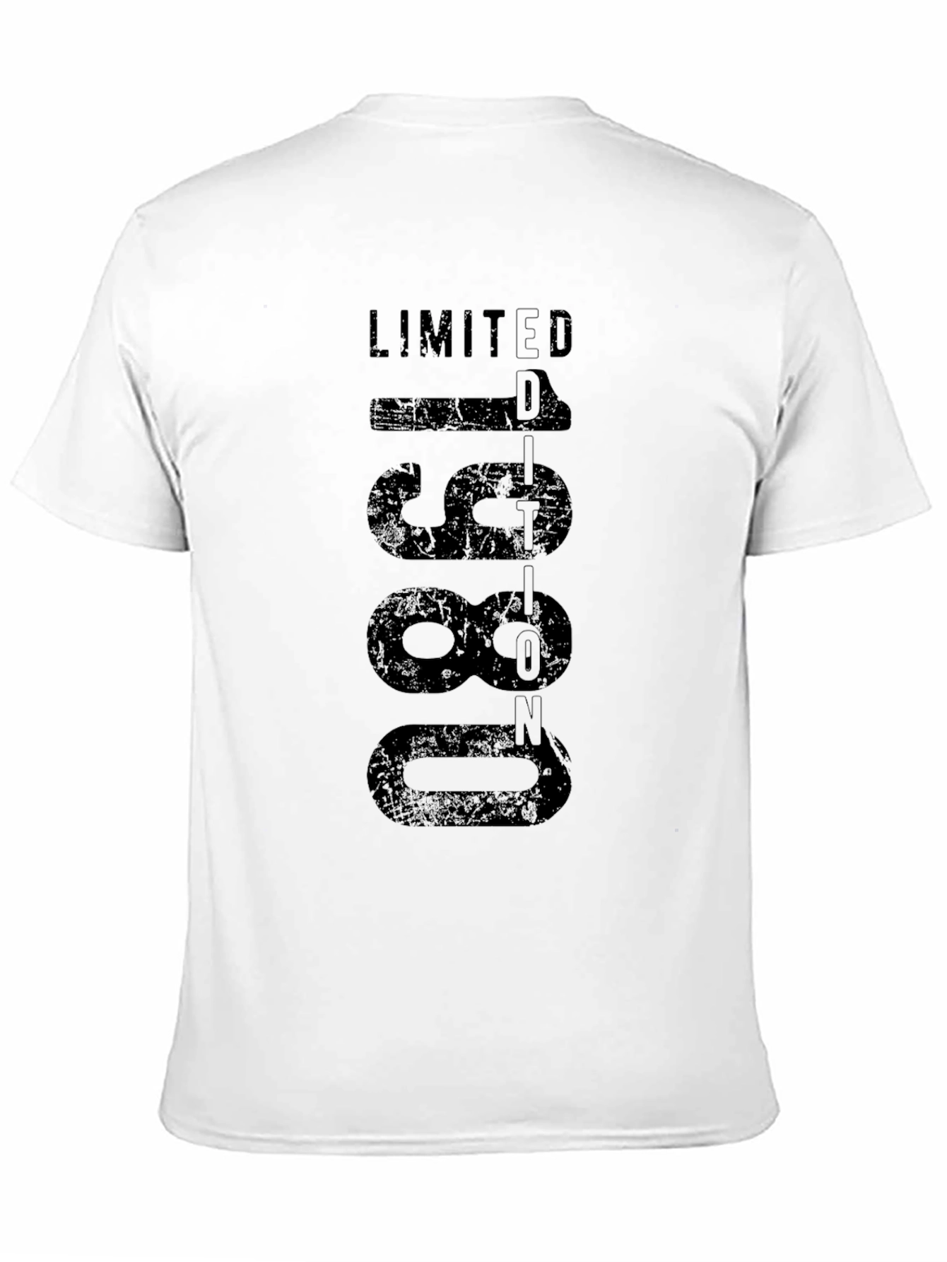 Limited Edition 1980 Black Graphic T-Shirt
