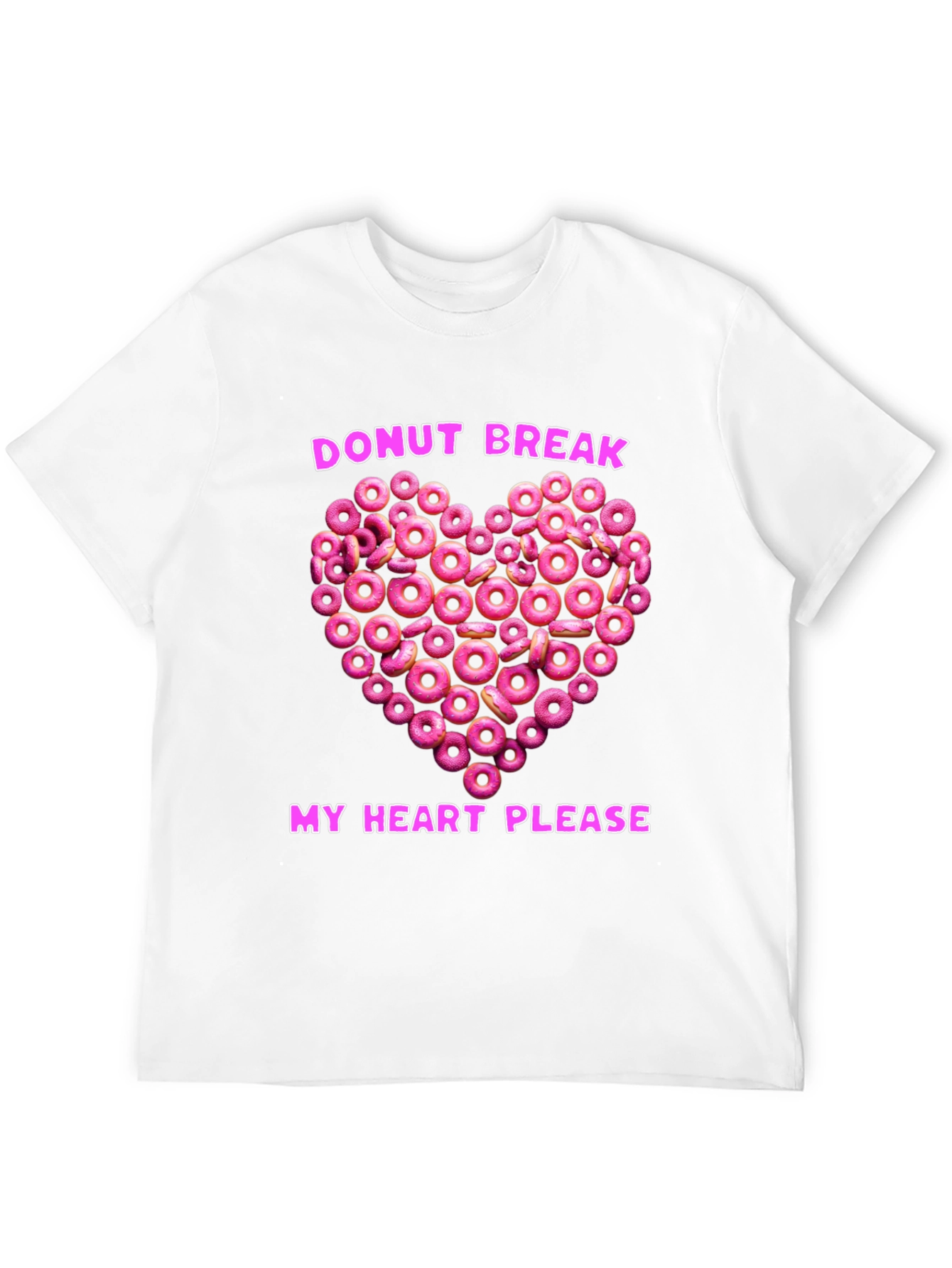 Donut Heart Graphic Tee - Sweet & Fun!