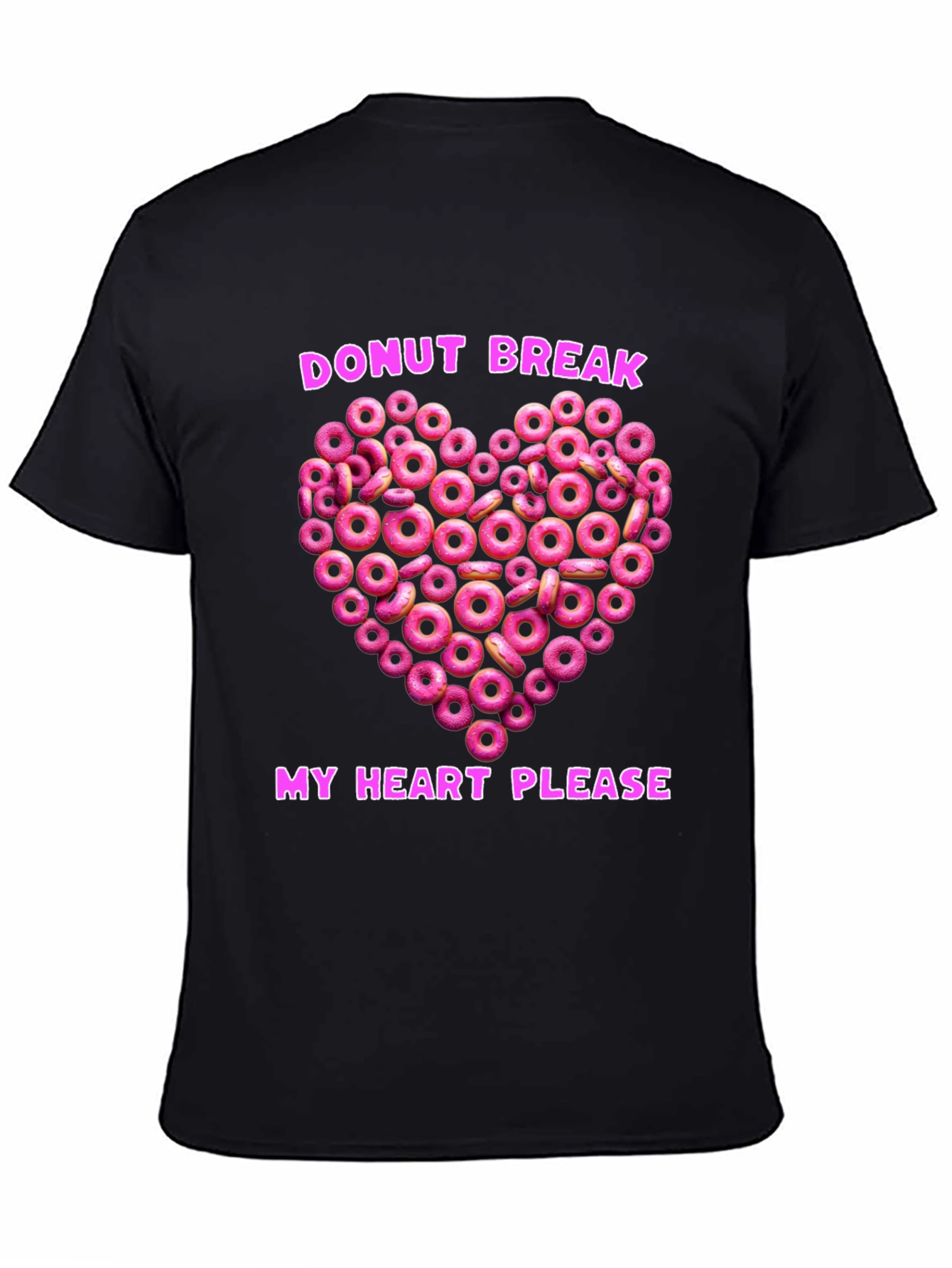 Donut Heart Graphic Tee - Sweet & Fun!