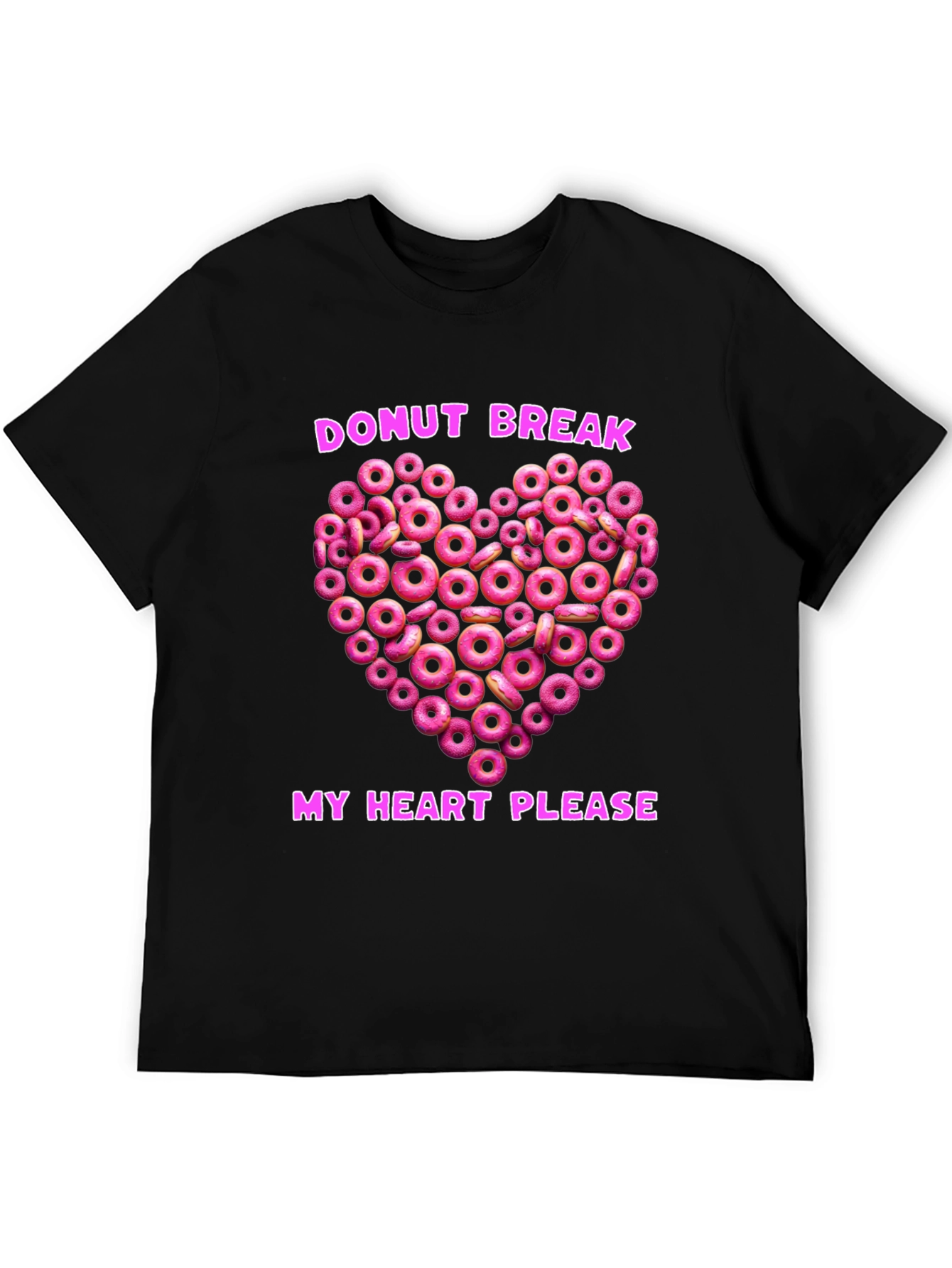 Donut Heart Graphic Tee - Sweet & Fun!