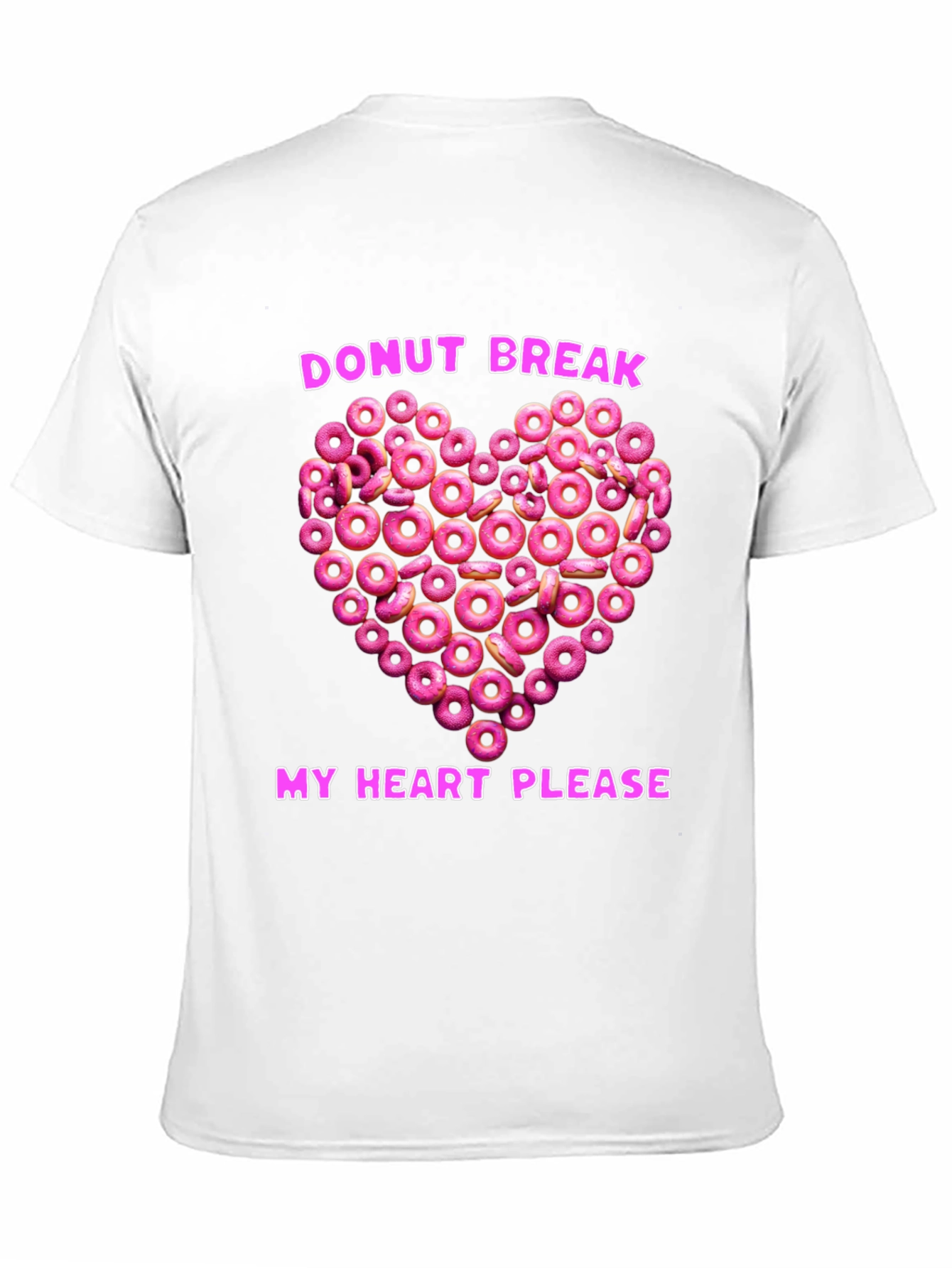 Donut Heart Graphic Tee - Sweet & Fun!